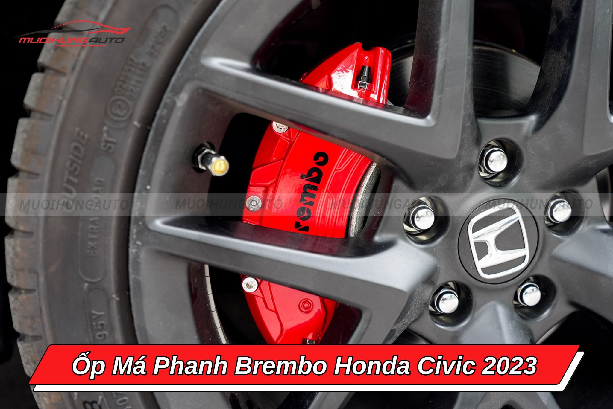 Ốp má phanh Brembo cho xe Honda Civic 2023