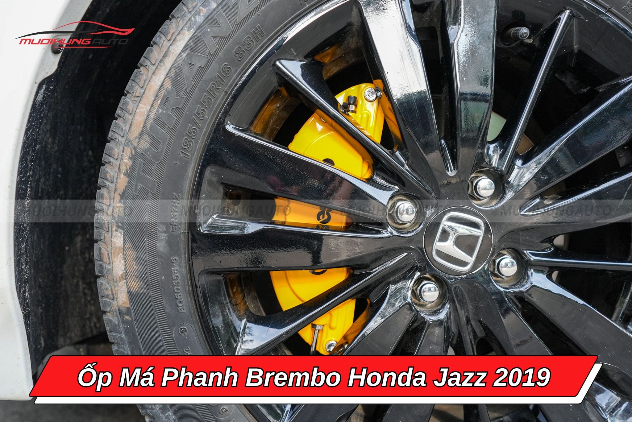 Ốp má phanh Brembo cho xe Honda Jazz 2019