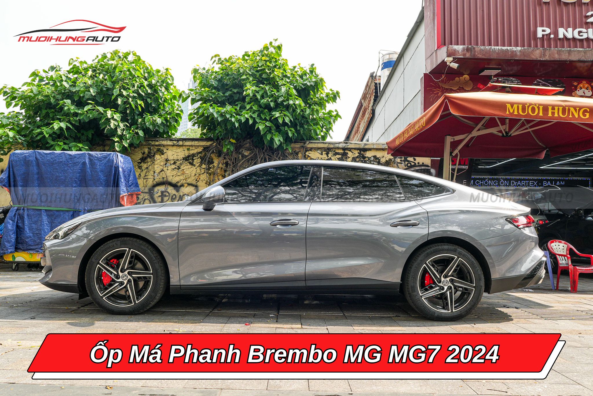 Ốp má phanh Brembo cho xe MG MG7 2024