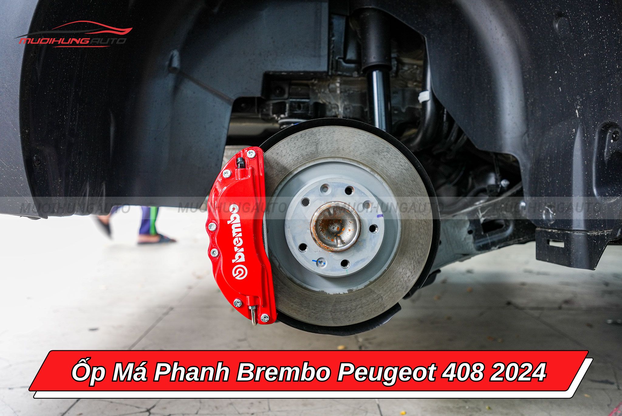 Ốp má phanh Brembo cho xe Peugeot 408 2024