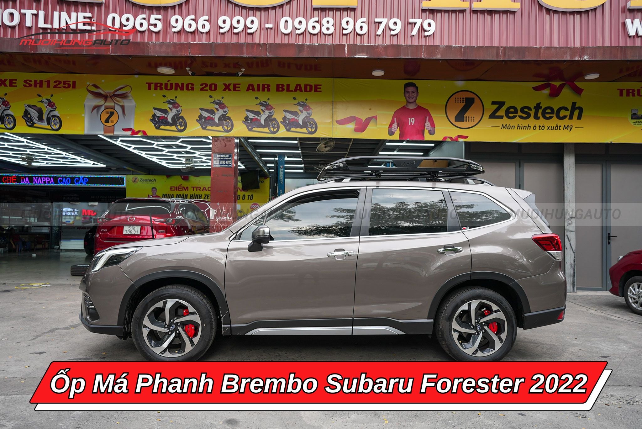 Ốp má phanh Brembo cho xe Subaru Forester 2022
