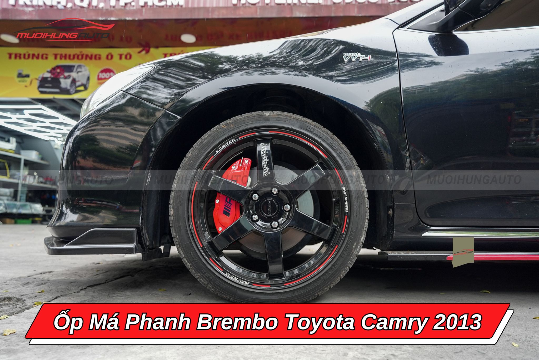 Ốp má phanh Brembo cho xe Toyota Camry 2013