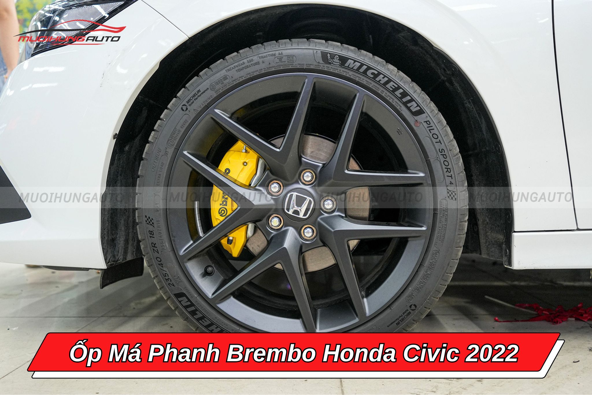 Ốp má phanh Brembo Honda Civic 2022