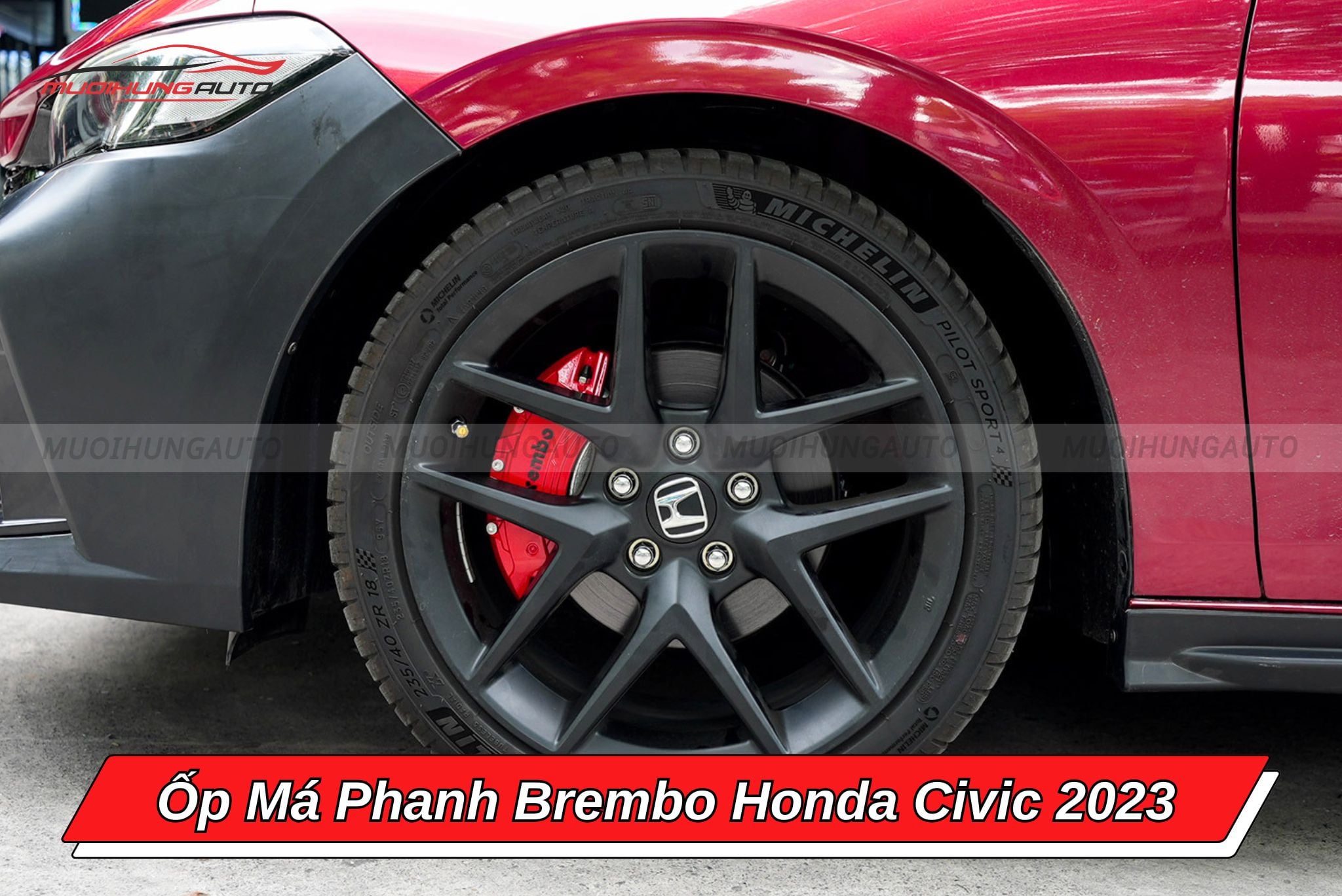 Ốp má phanh Brembo Honda Civic 2023