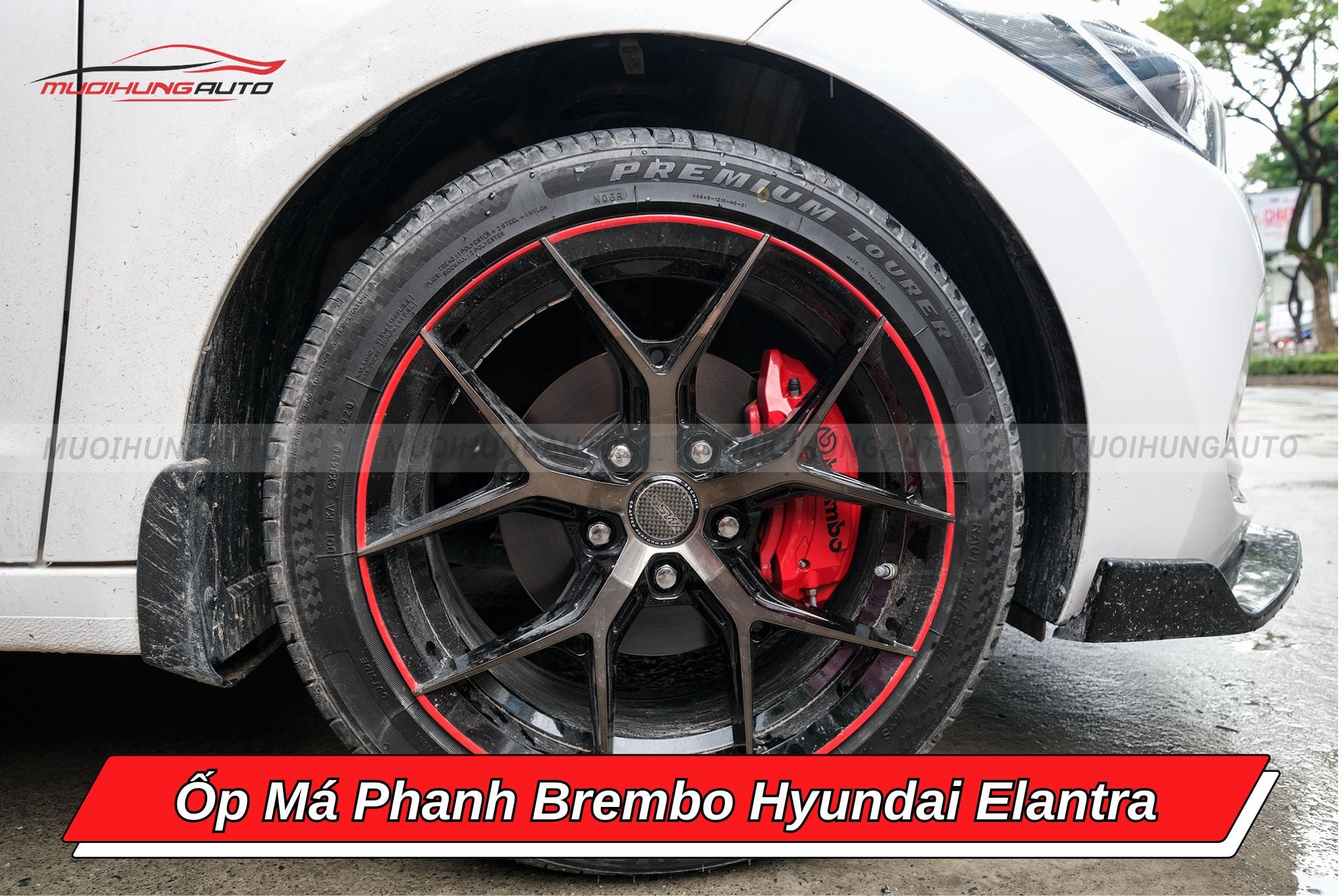 Ốp má phanh Brembo Hyundai Elantra