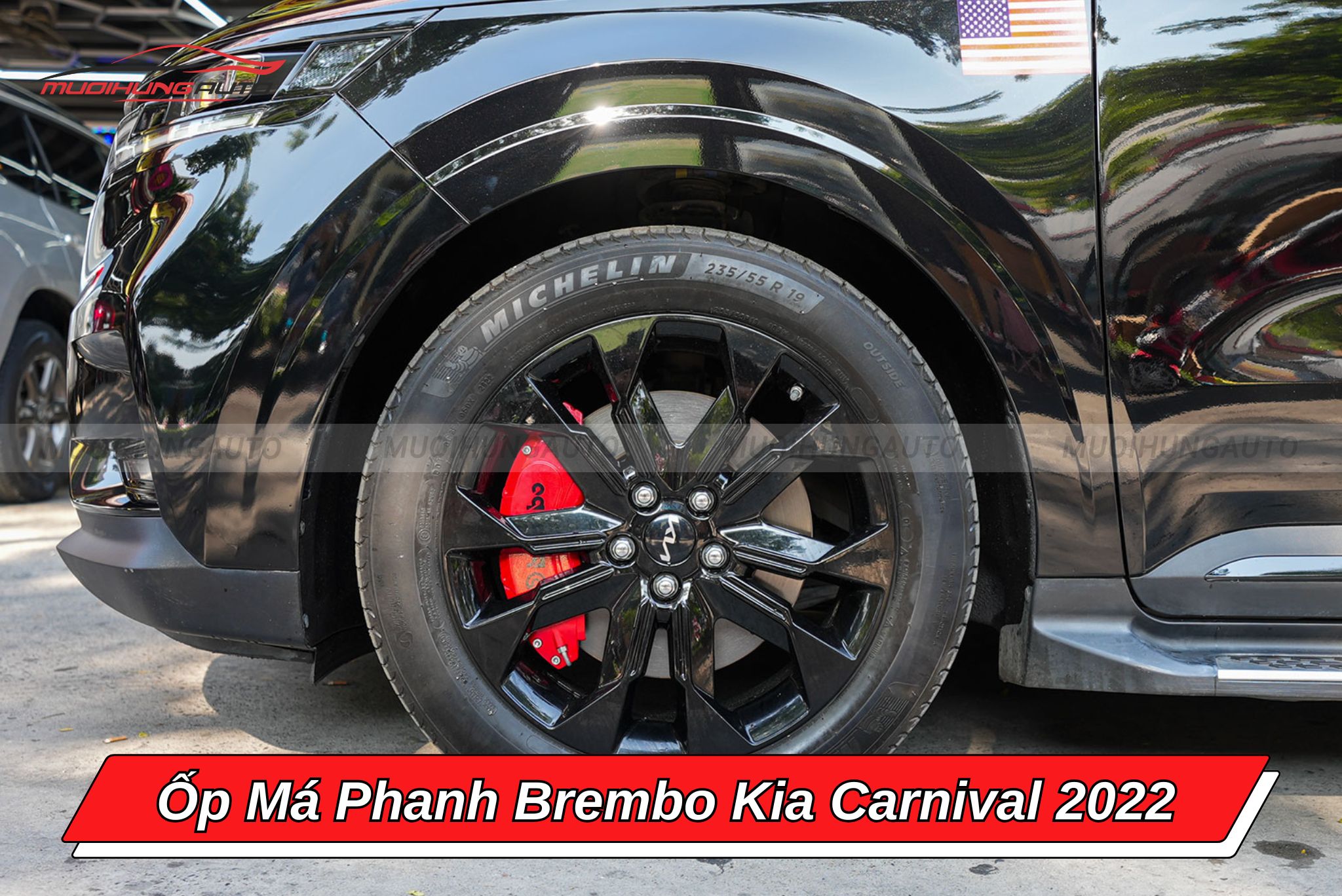 Ốp má phanh Brembo Kia Carnival 2022
