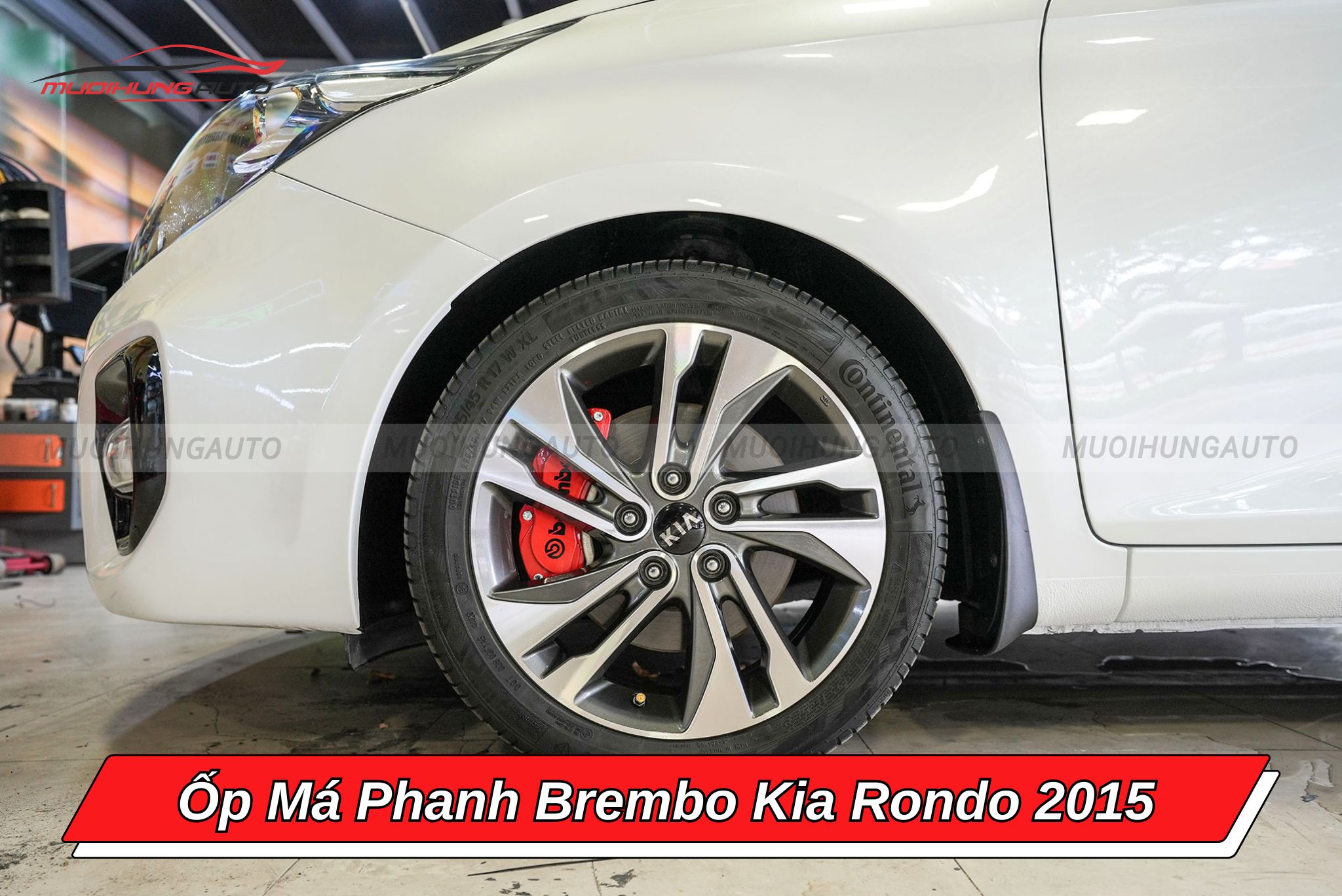 Ốp má phanh Brembo Kia Rondo 2015