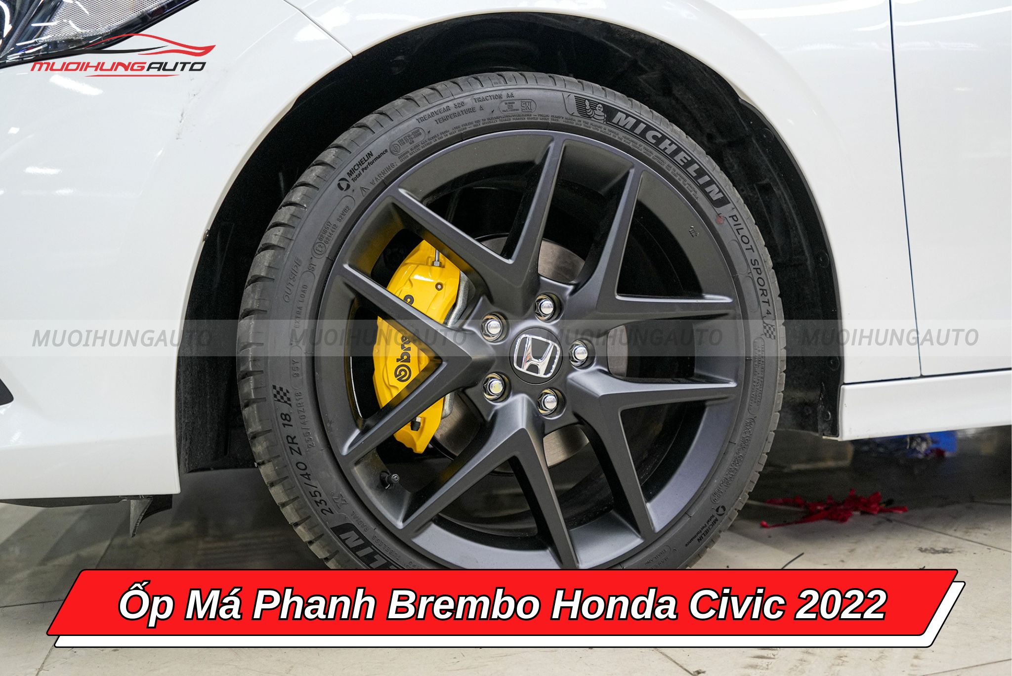 Ốp má phanh Brembo ô tô Honda Civic 2022