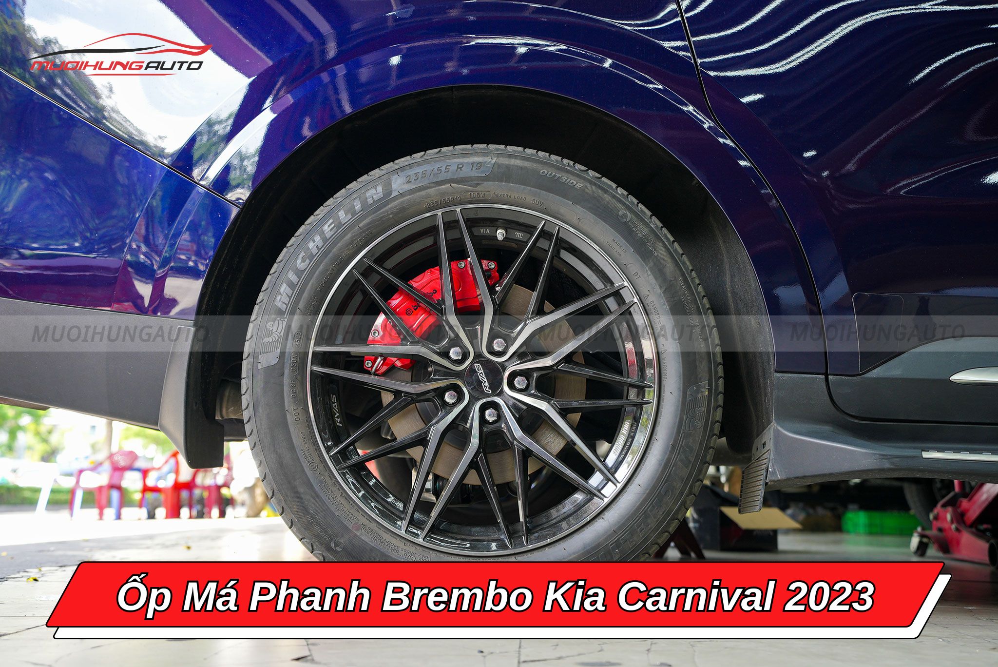 Ốp má phanh Brembo ô tô Kia Carnival 2023