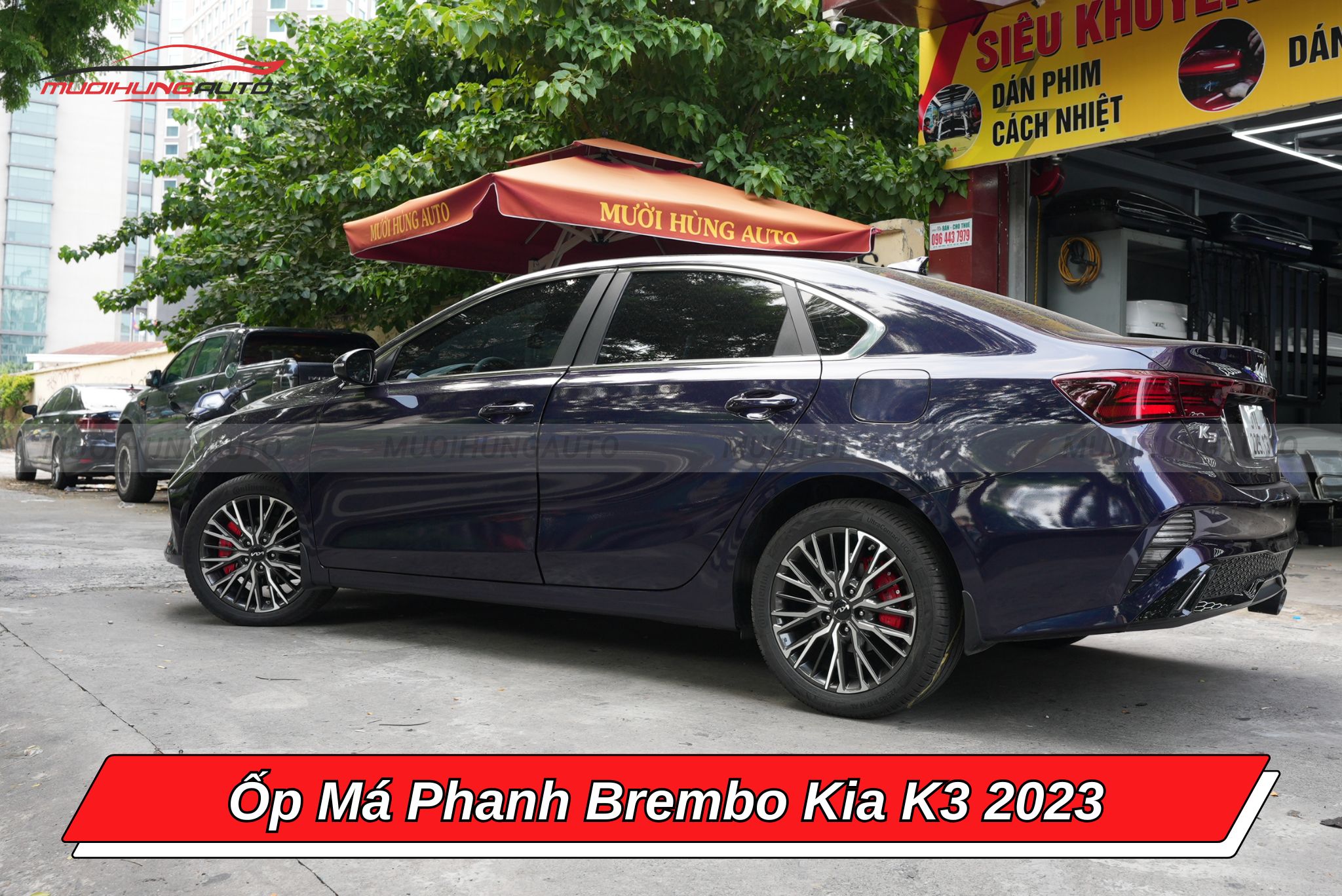 Ốp má phanh Brembo ô tô Kia K3