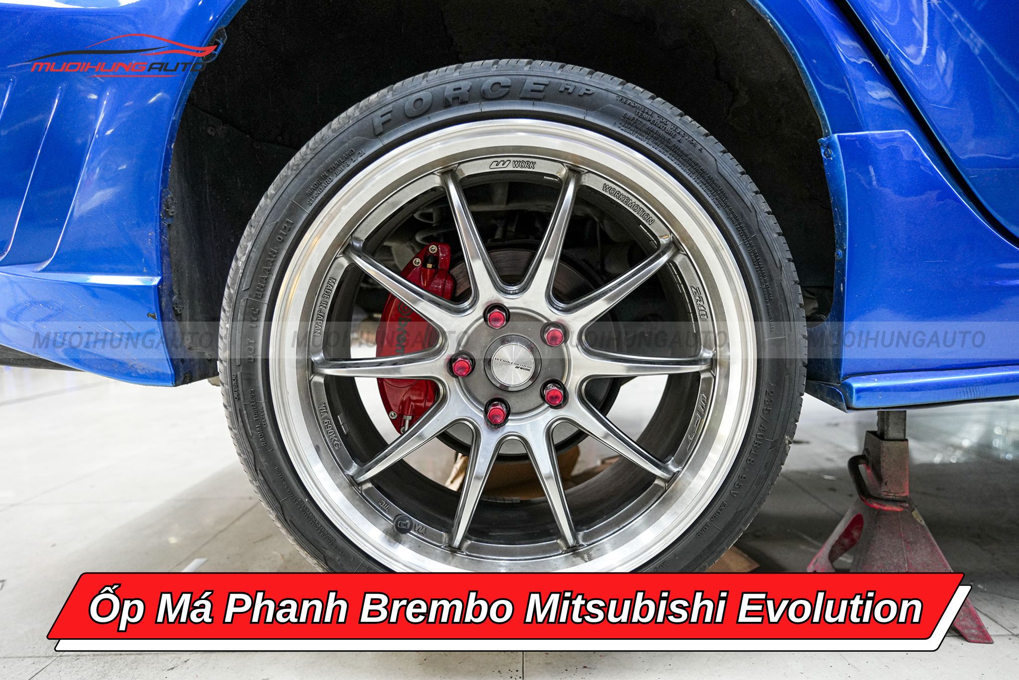 Ốp má phanh Brembo ô tô Mitsubishi Evolution