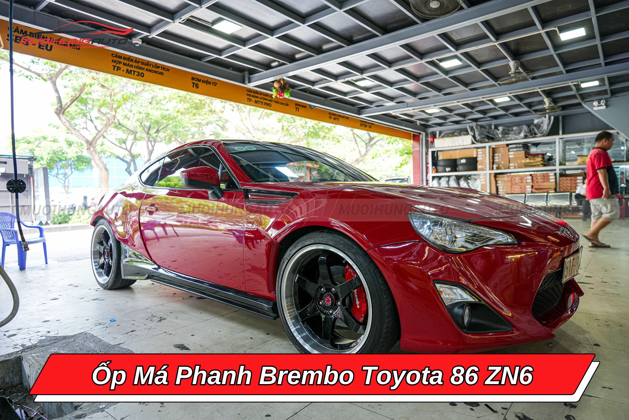Ốp má phanh Brembo ô tô Toyota 86 ZN6