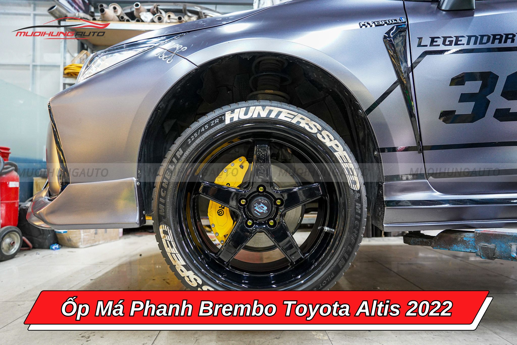 Ốp má phanh Brembo Toyota Altis 2022
