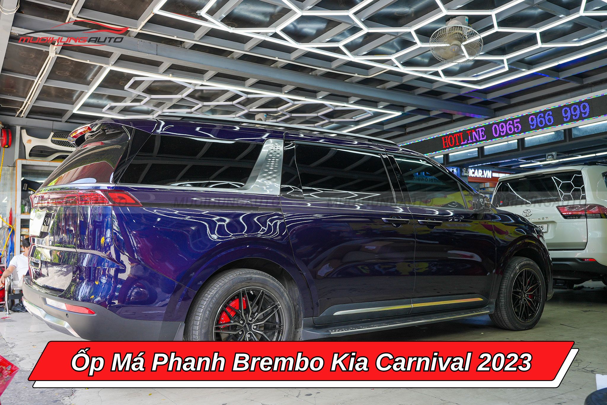 Ốp má phanh Brembo xe hơi Kia Carnival 2023