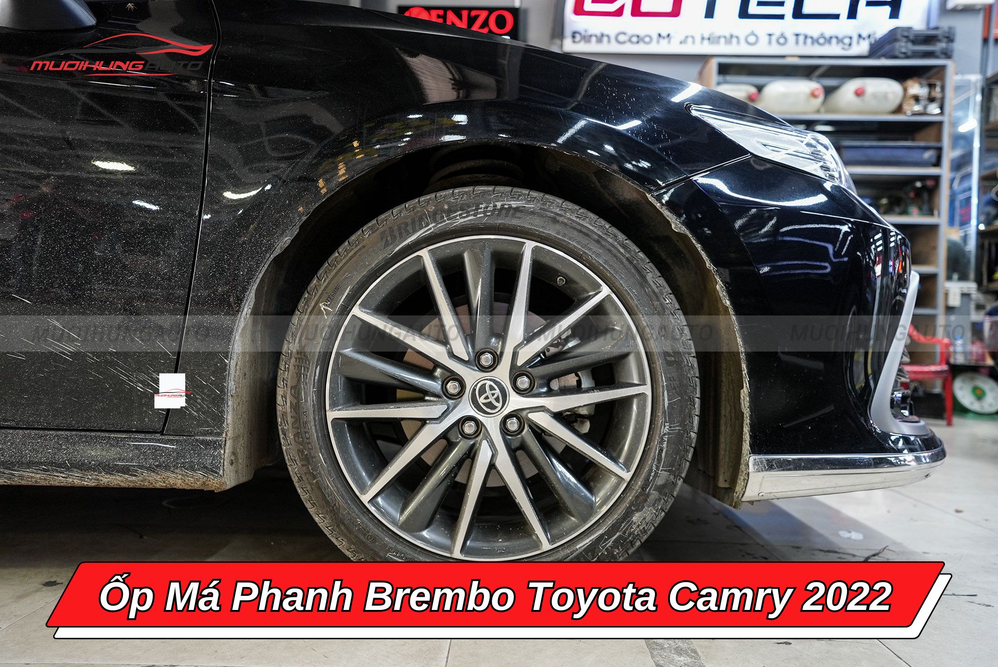 Ốp má phanh Brembo xe hơi Toyota Camry 2022