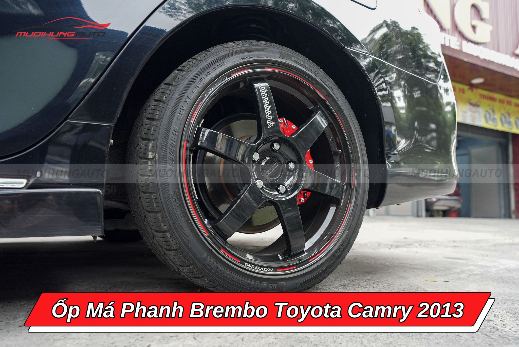 Ốp má phanh Brembo xe Toyota Camry 2013