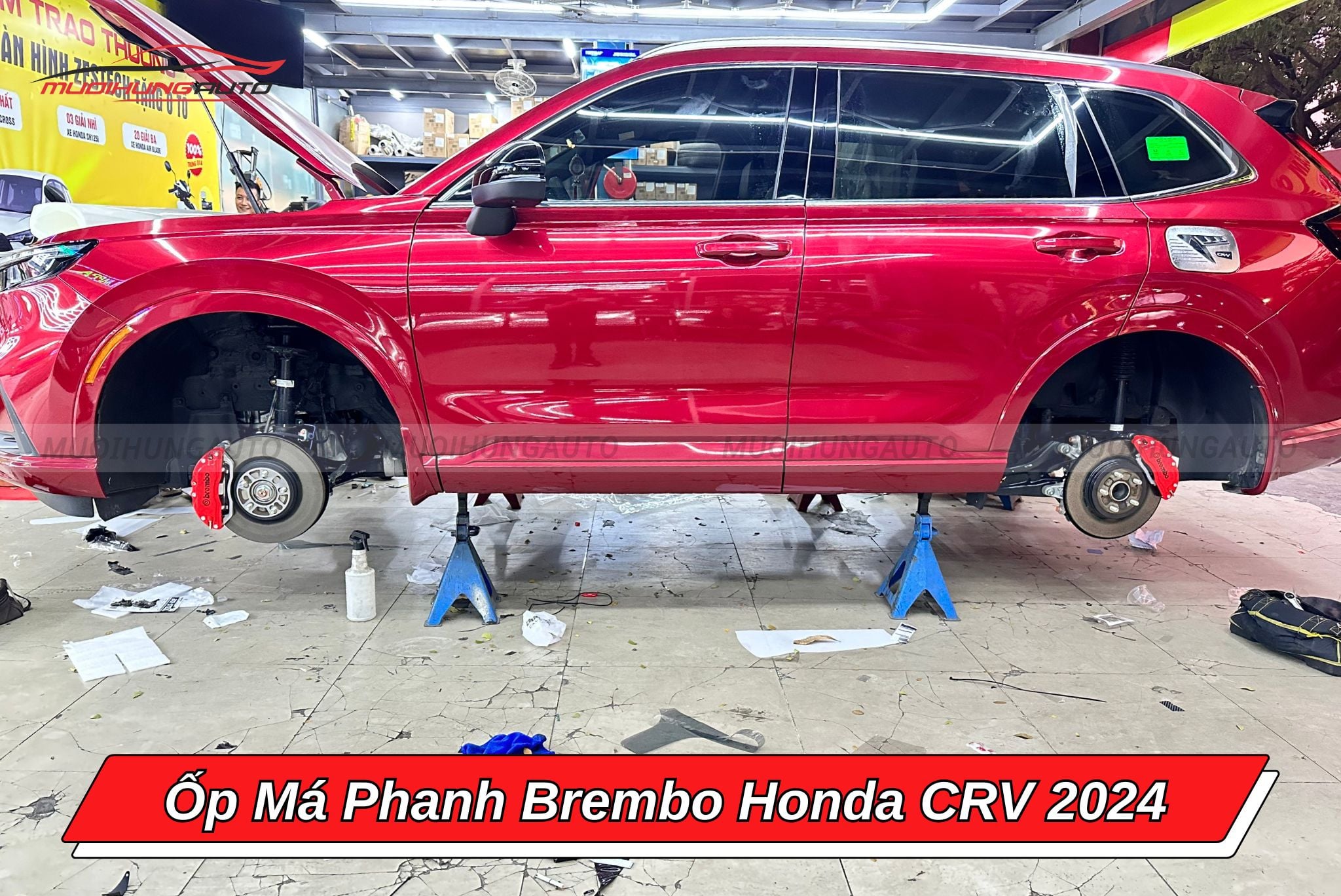 Ốp má phanh Honda CRV 2024