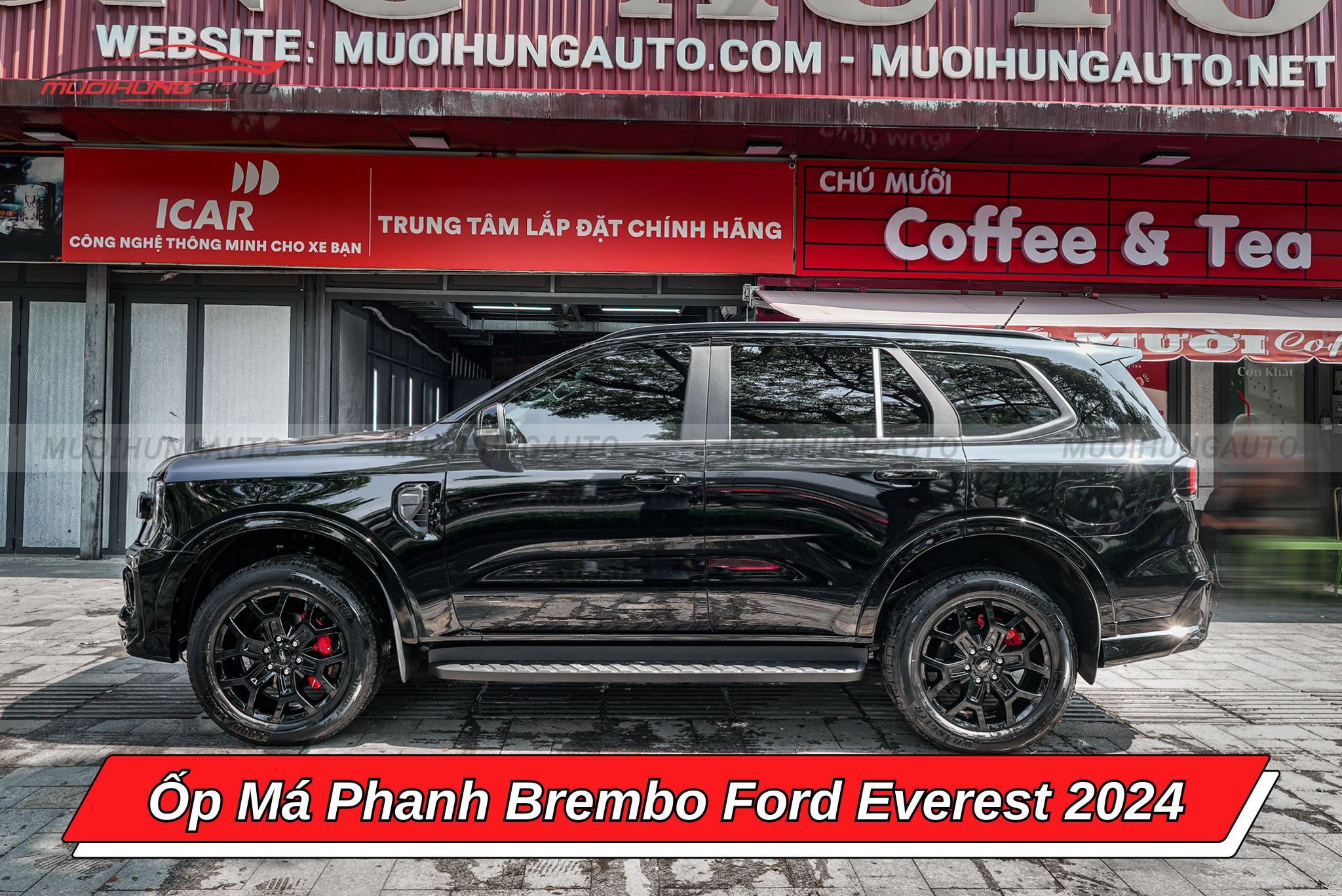Ốp má phanh Brembo ô tô Ford Everest 2024