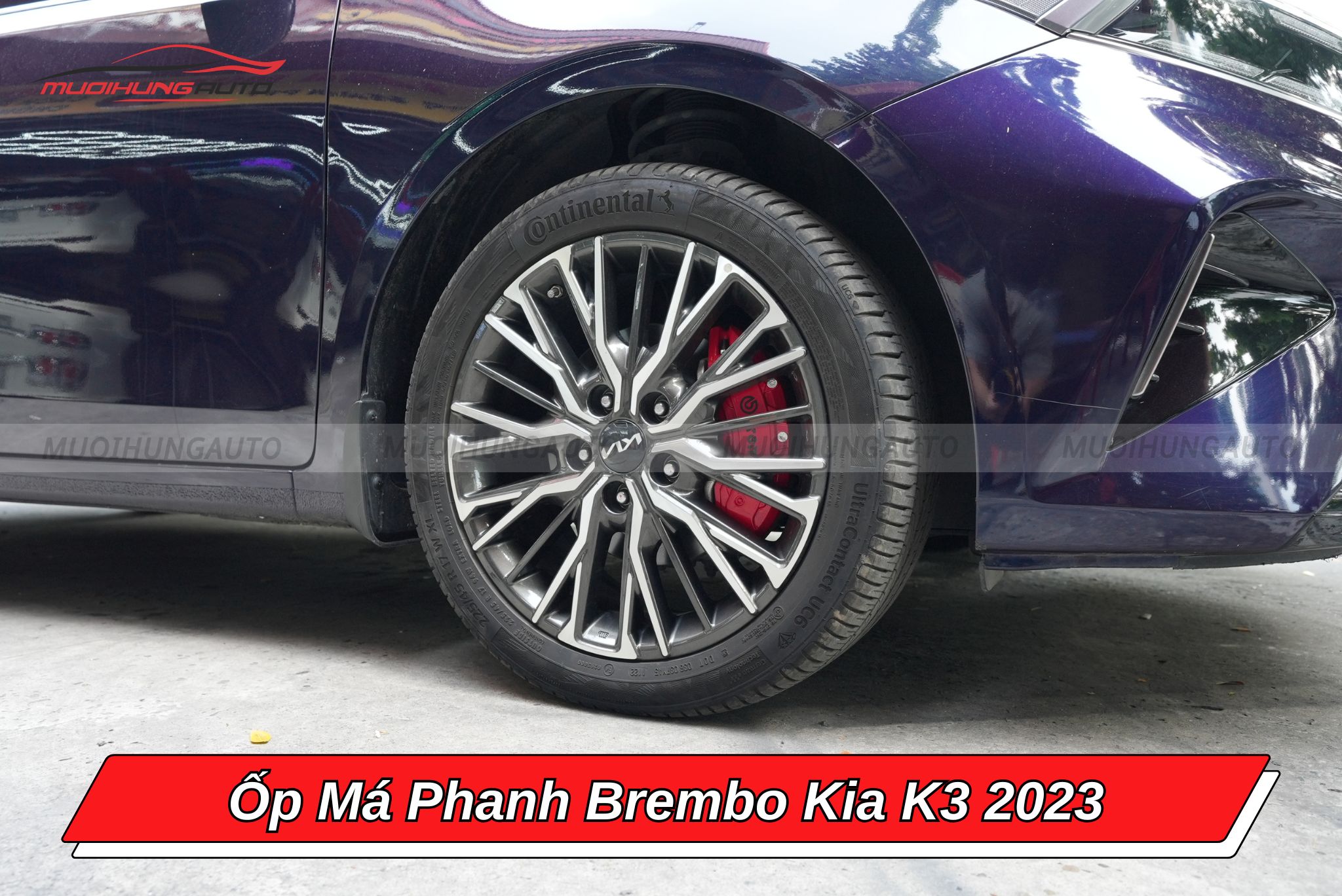 Ốp má phanh ô tô Brembo Kia K3