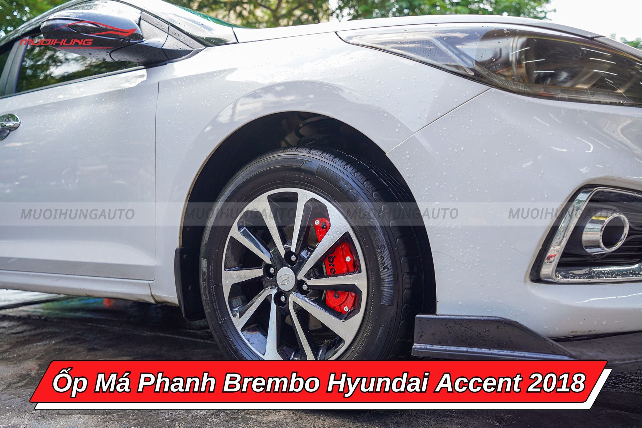 Ốp má phanh ô tô Hyundai Accent 2018