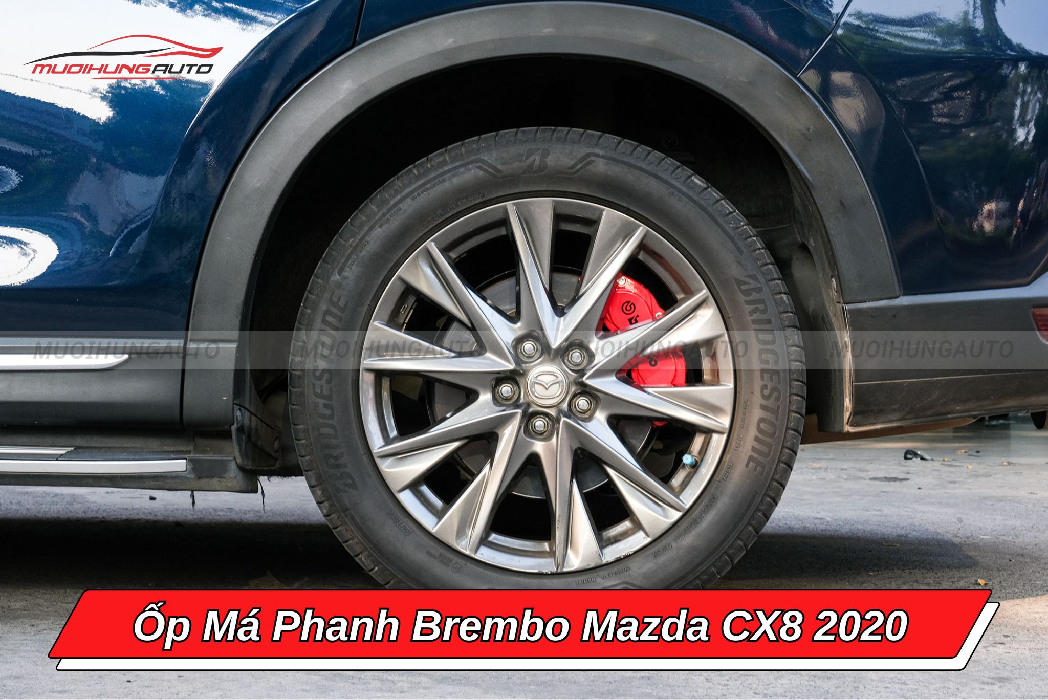 Ốp phanh Brembo cho Mazda CX8 2020