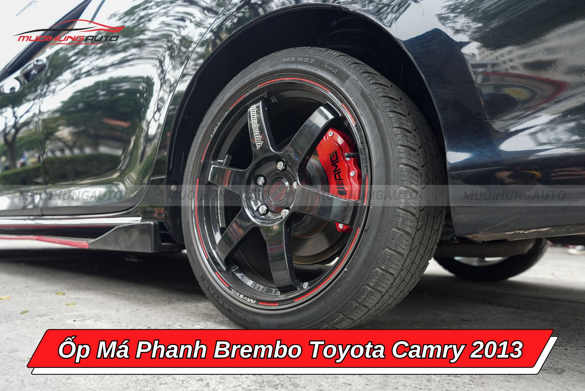 Ốp phanh Brembo cho Toyota Camry 2013