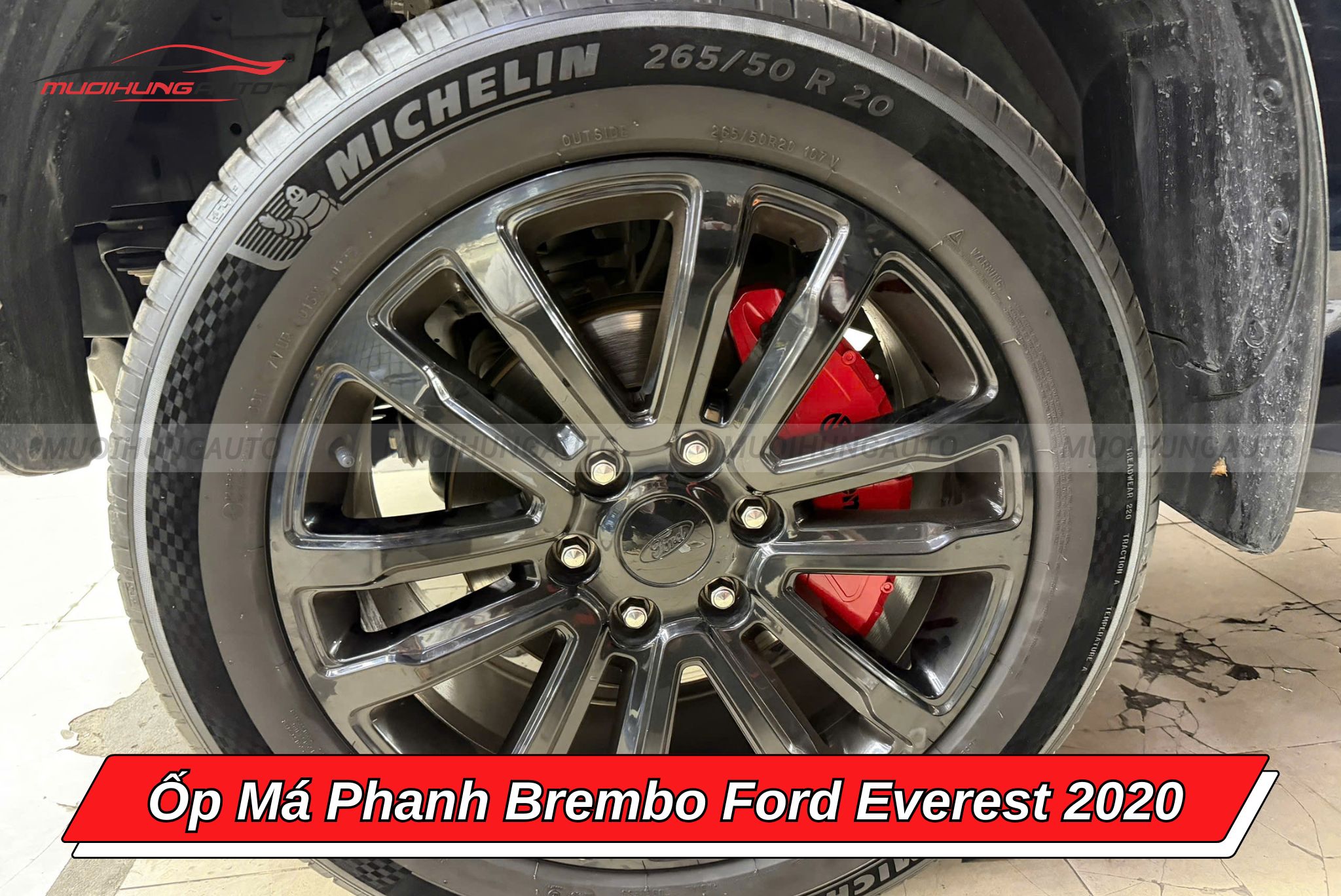 Ốp phanh Brembo Ford Everest 2020