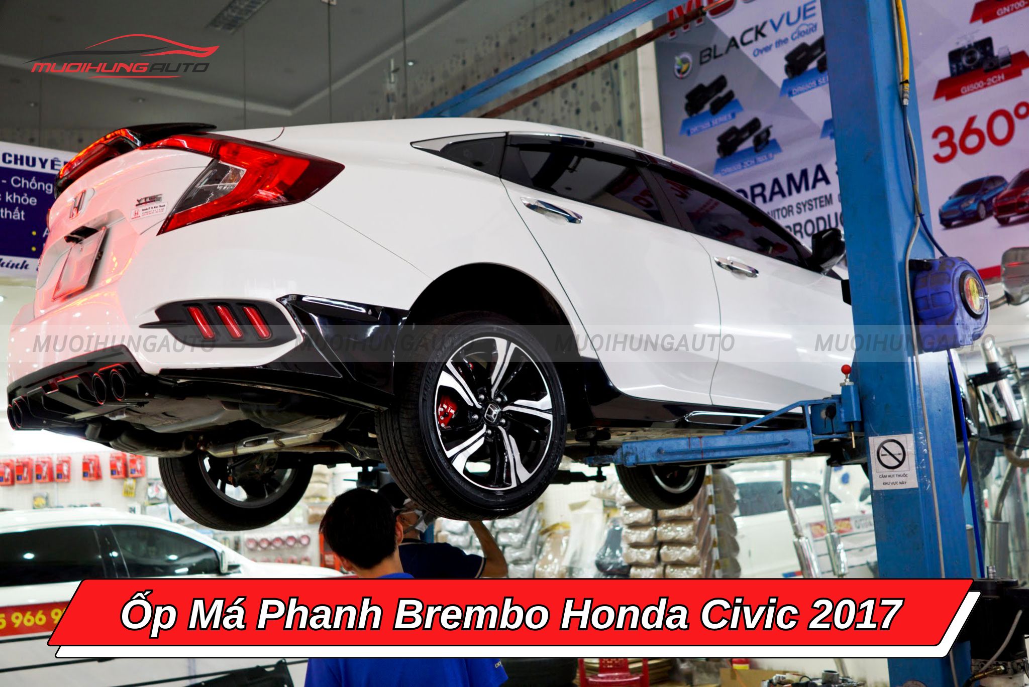 Ốp phanh Brembo Honda Civic 2017