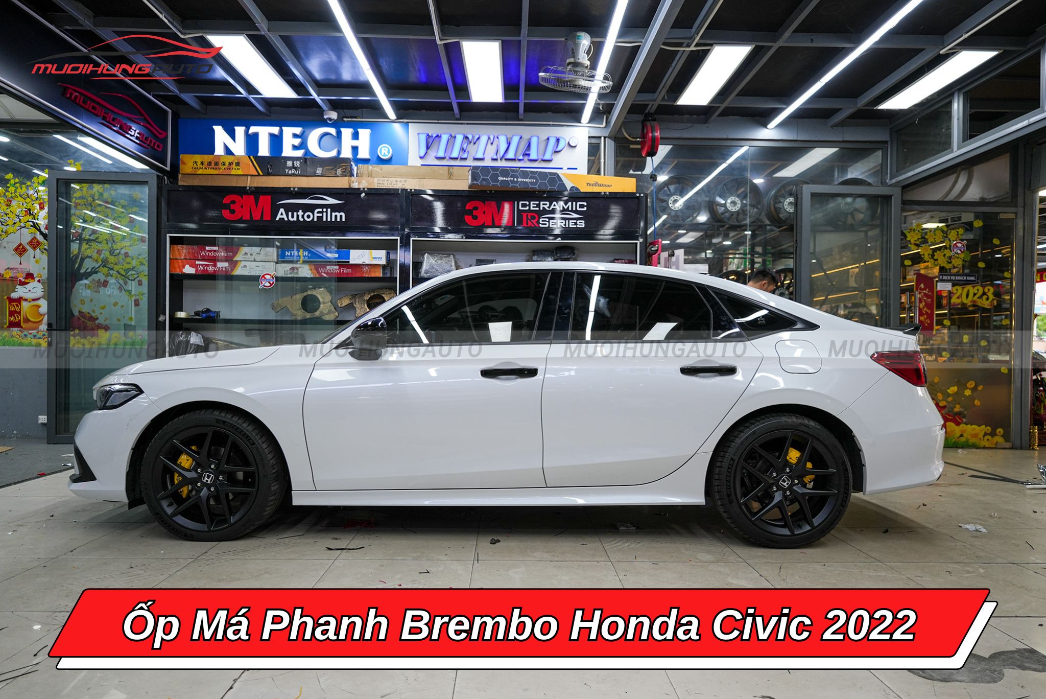 Ốp phanh Brembo Honda Civic 2022