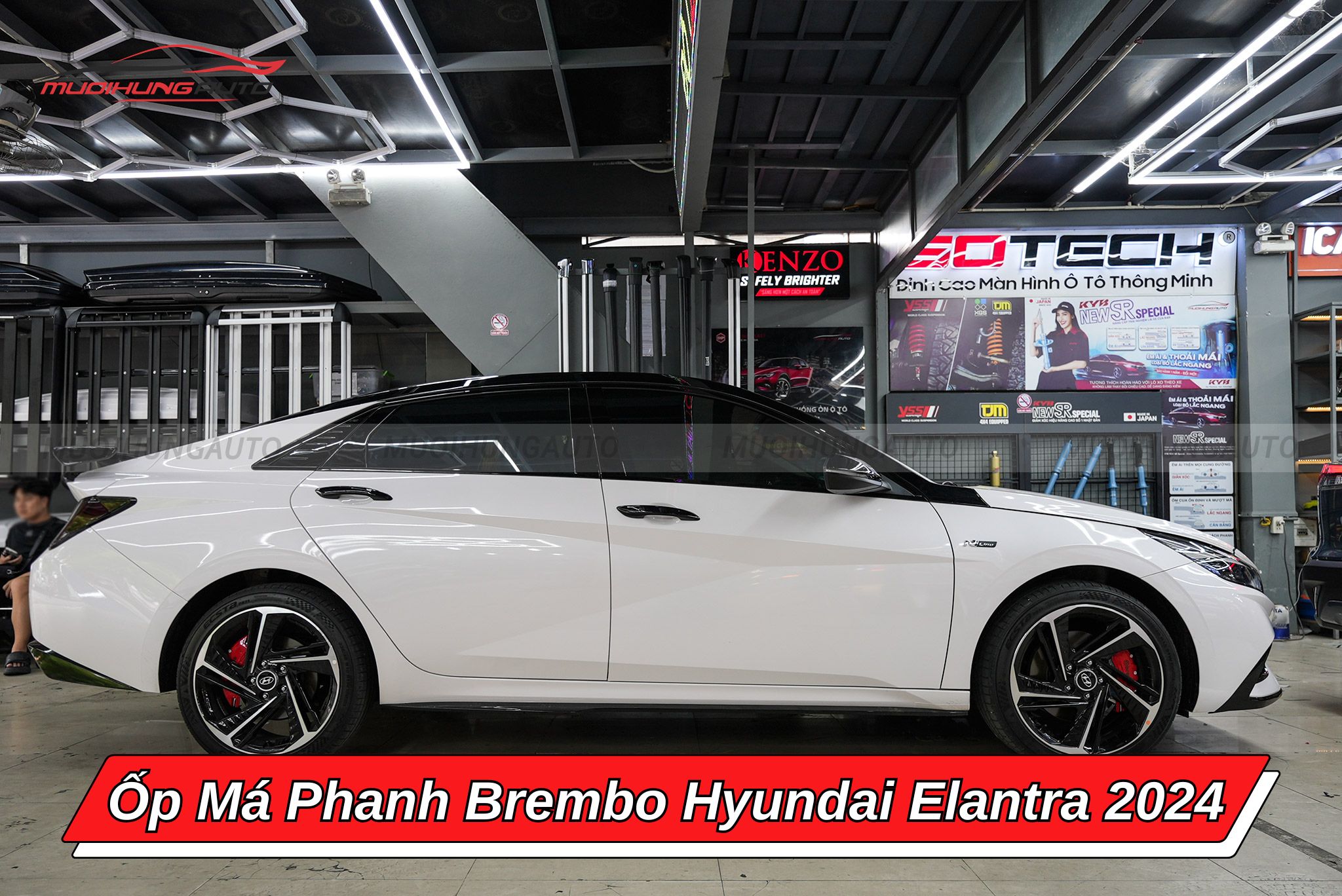 Ốp phanh Brembo Hyundai Elantra 2024