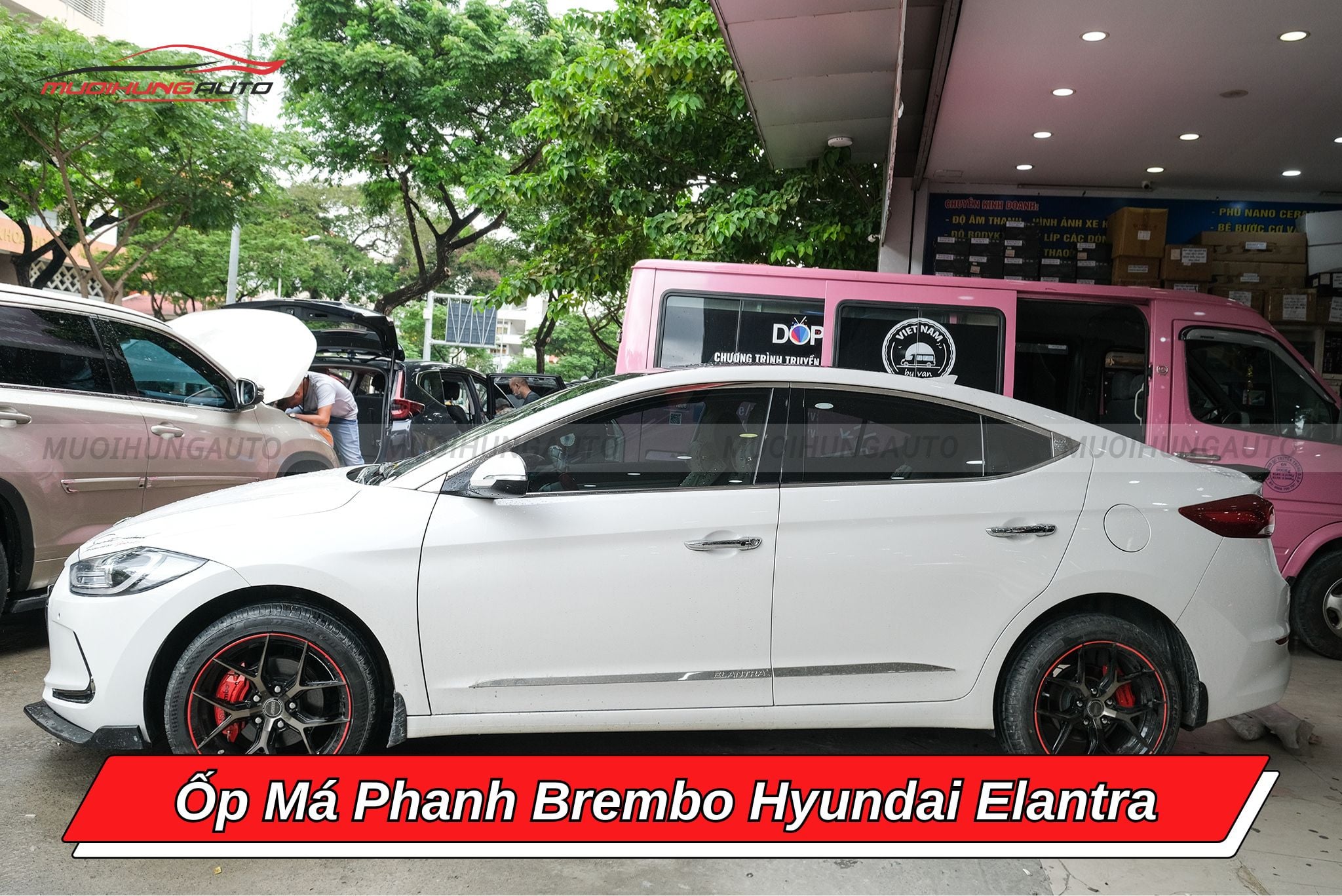 Ốp phanh Brembo Hyundai Elantra