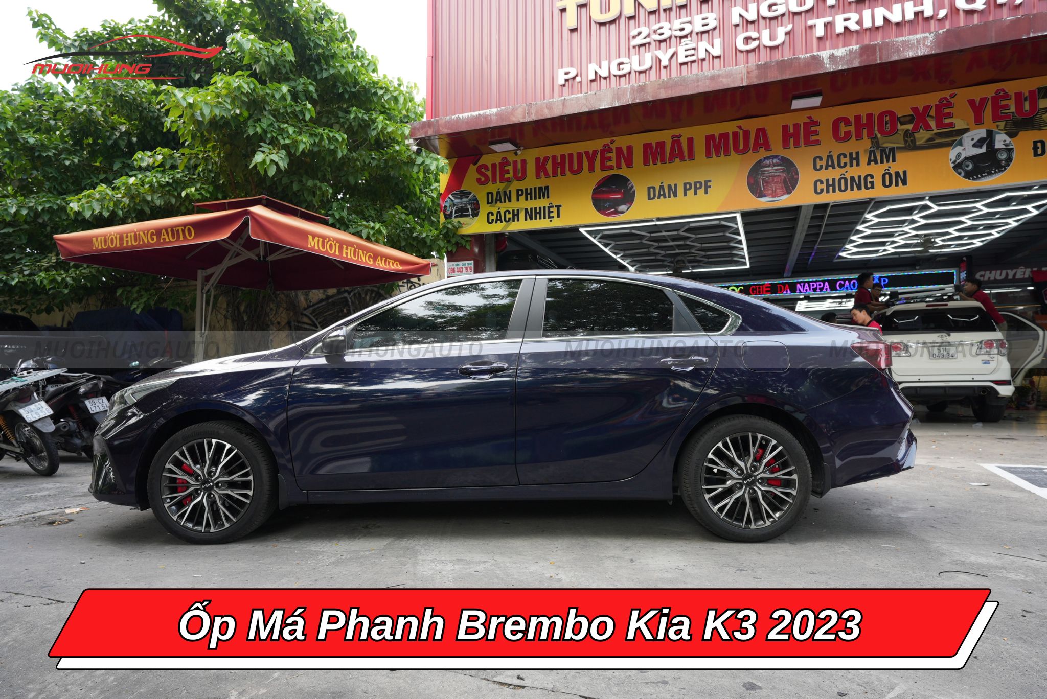 Ốp phanh Brembo Kia K3