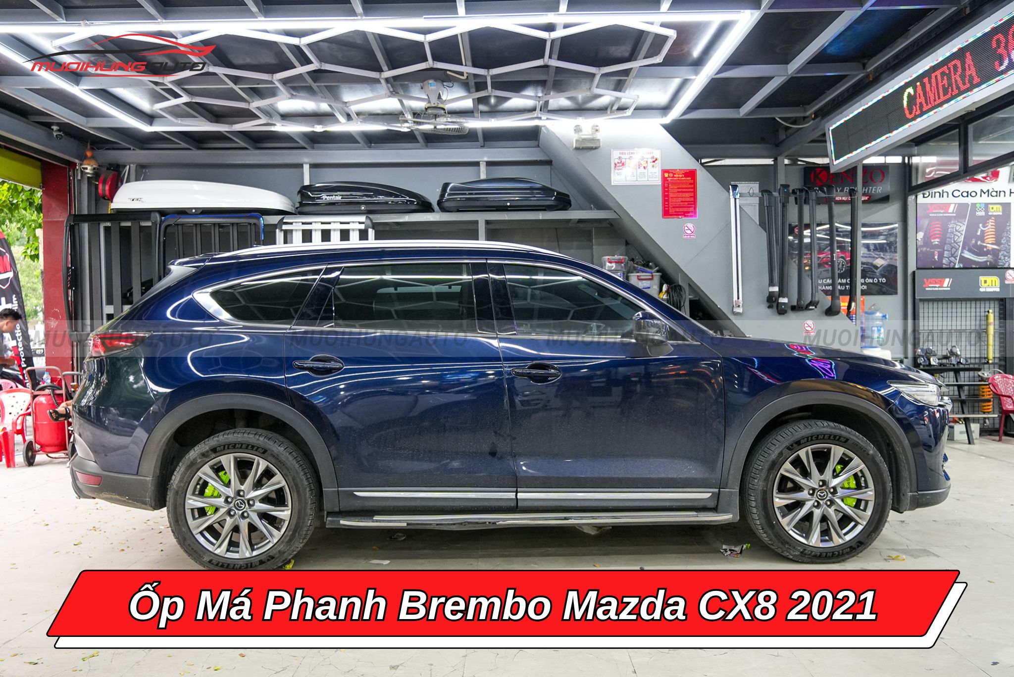 Ốp phanh Brembo Mazda CX8 2021