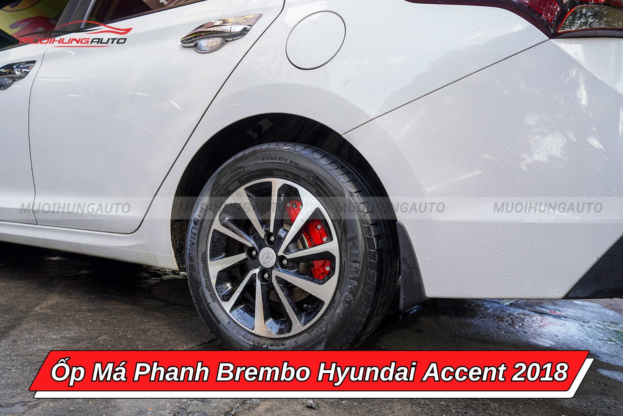 Ốp phanh Brembo ô tô Hyundai Accent 2018