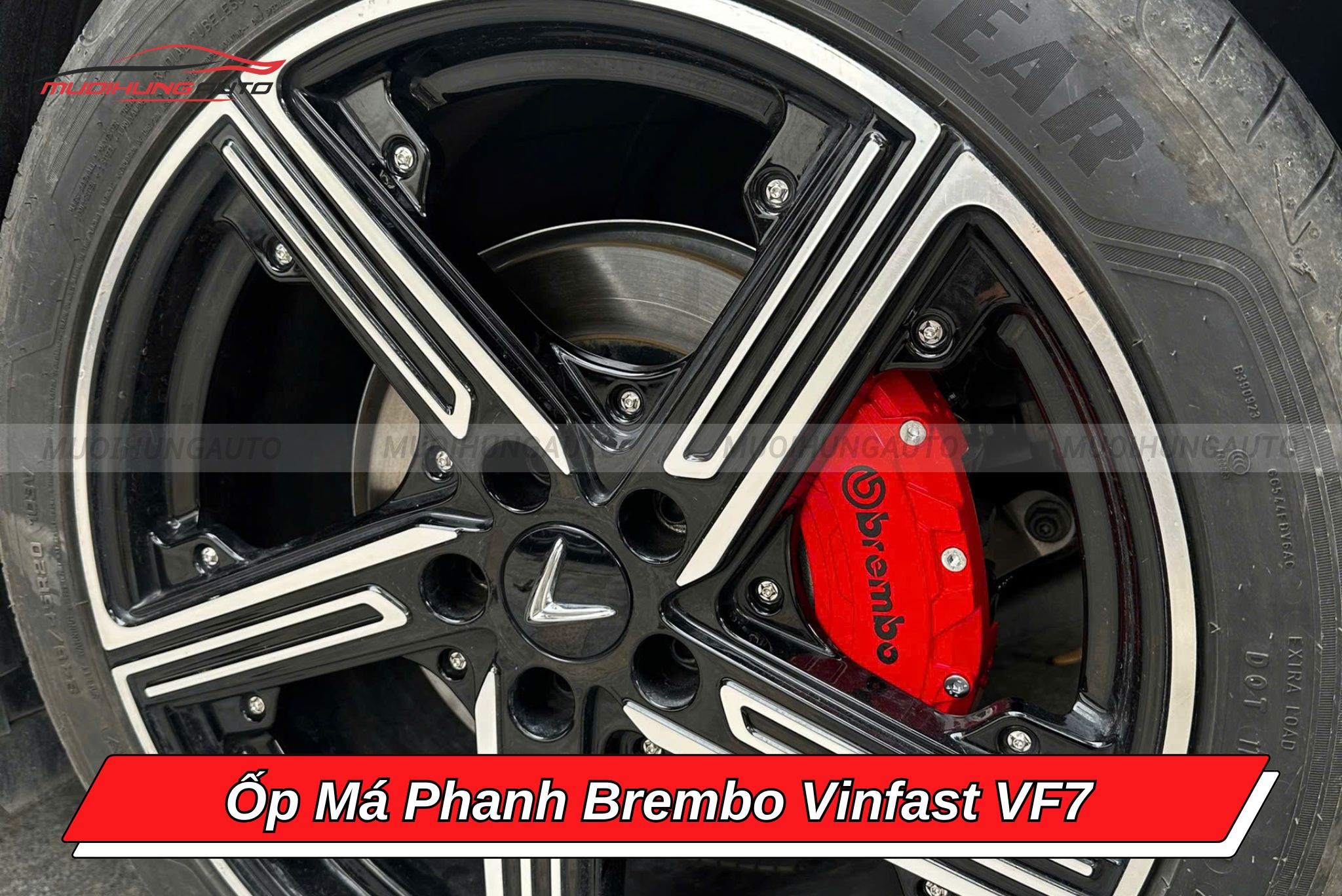 Ốp phanh Brembo ô tô Vinfast VF7