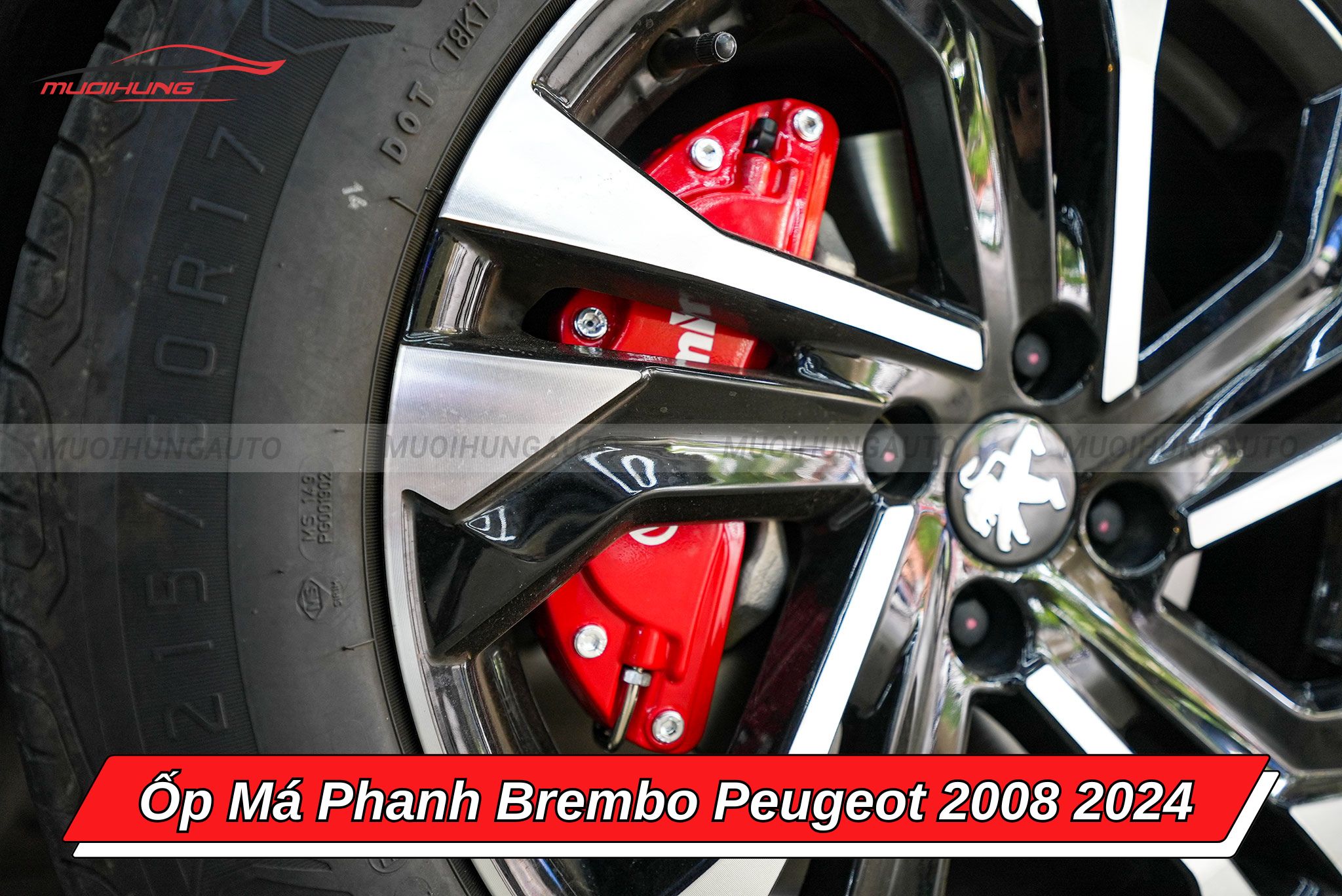 Ốp phanh Brembo Peugeot 2008 2024