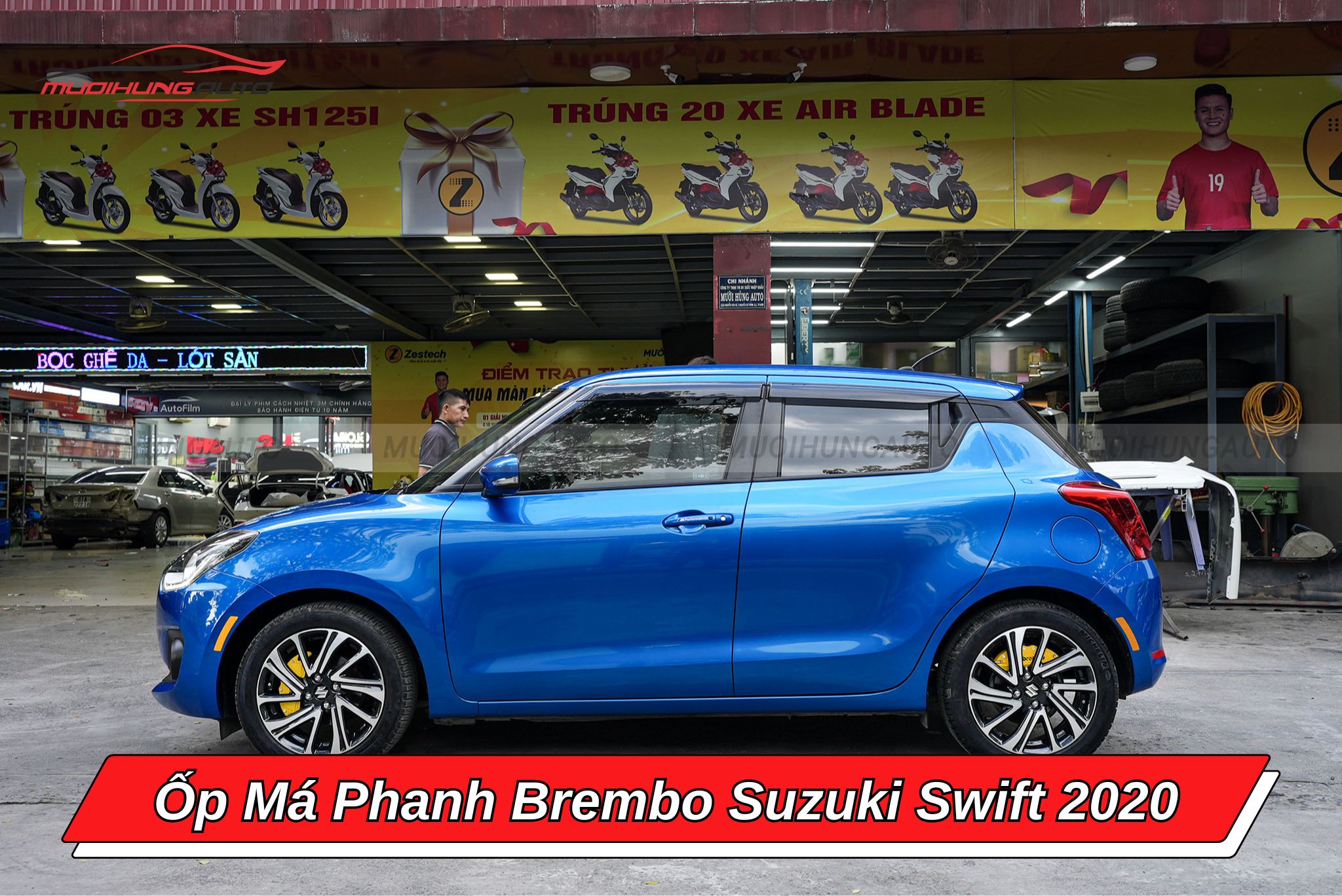 Ốp phanh Brembo Suzuki Swift 2020
