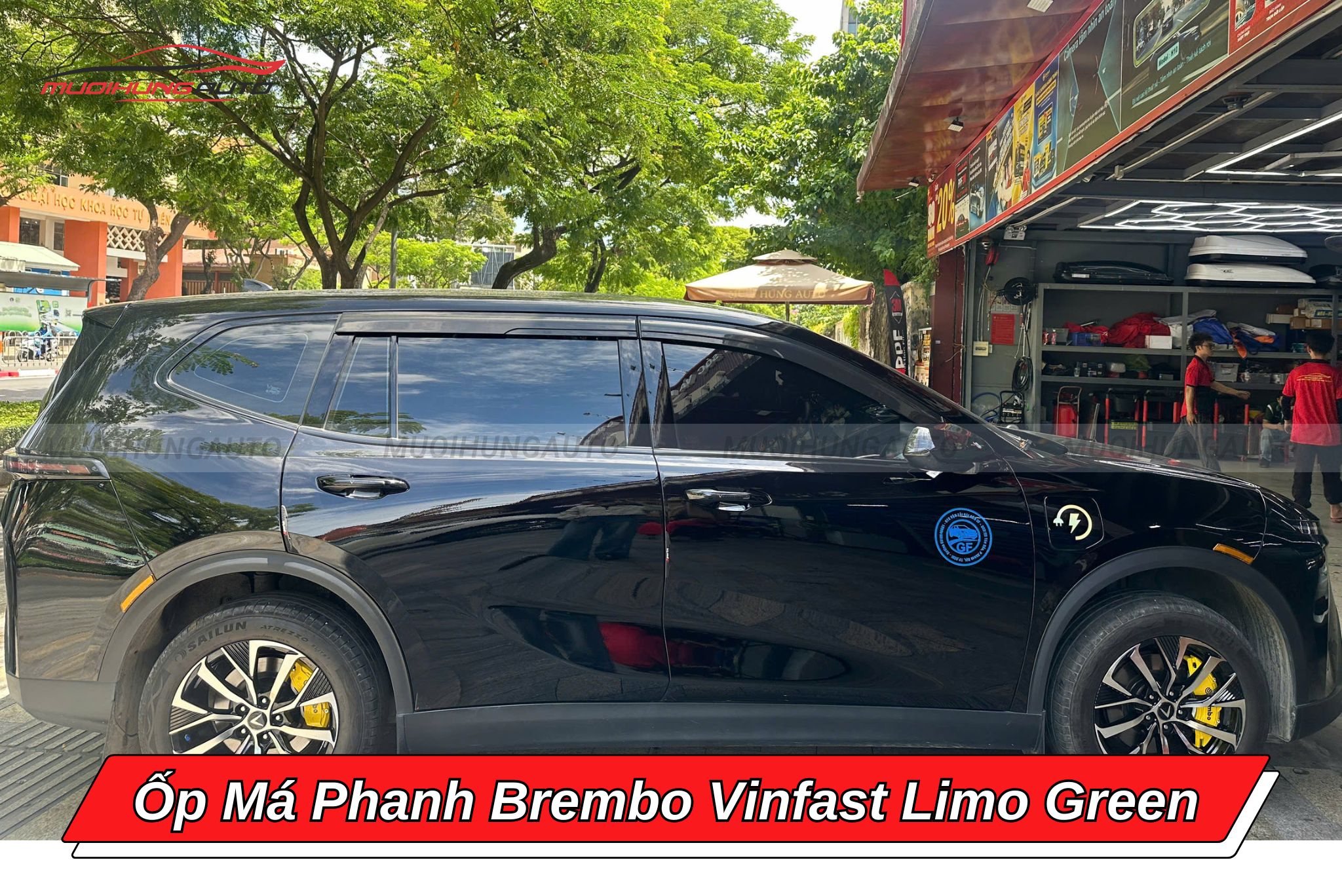 Ốp phanh Brembo Vinfast Limo Green