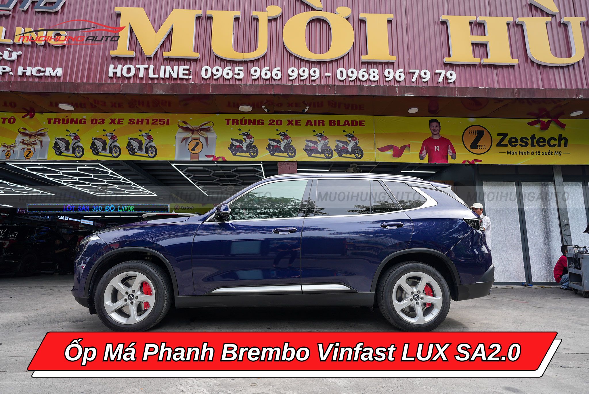 Ốp phanh Brembo Vinfast LUX SA2.0