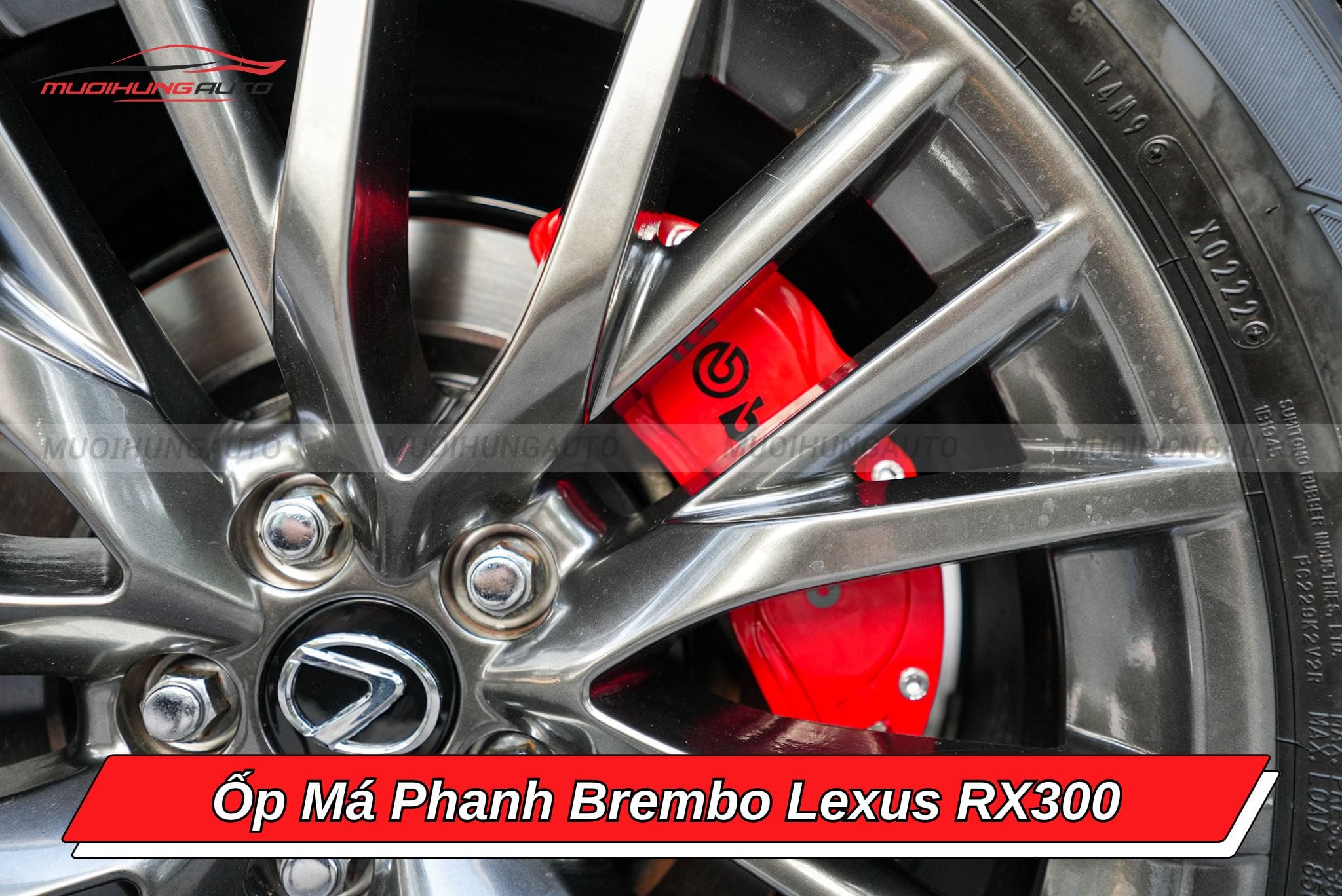 Ốp phanh Brembo xe Lexus RX300