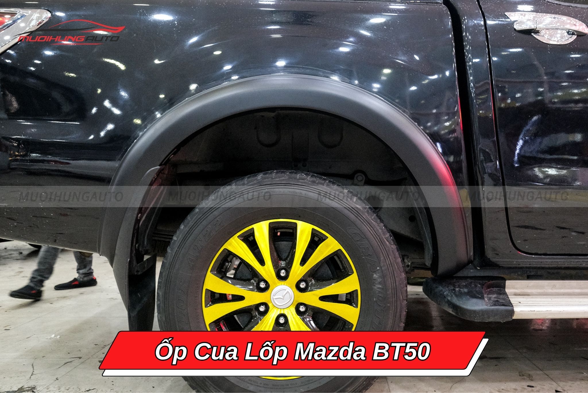 Ốp viền cua bánh Mazda BT50