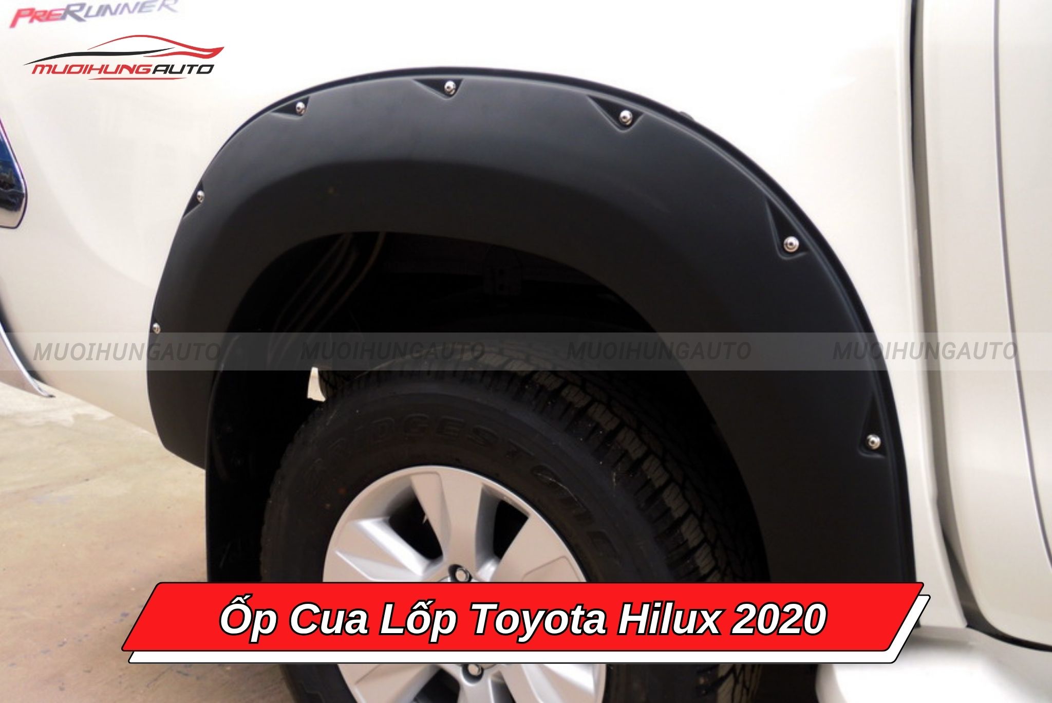 Ốp viền cua bánh Toyota Hilux 2020