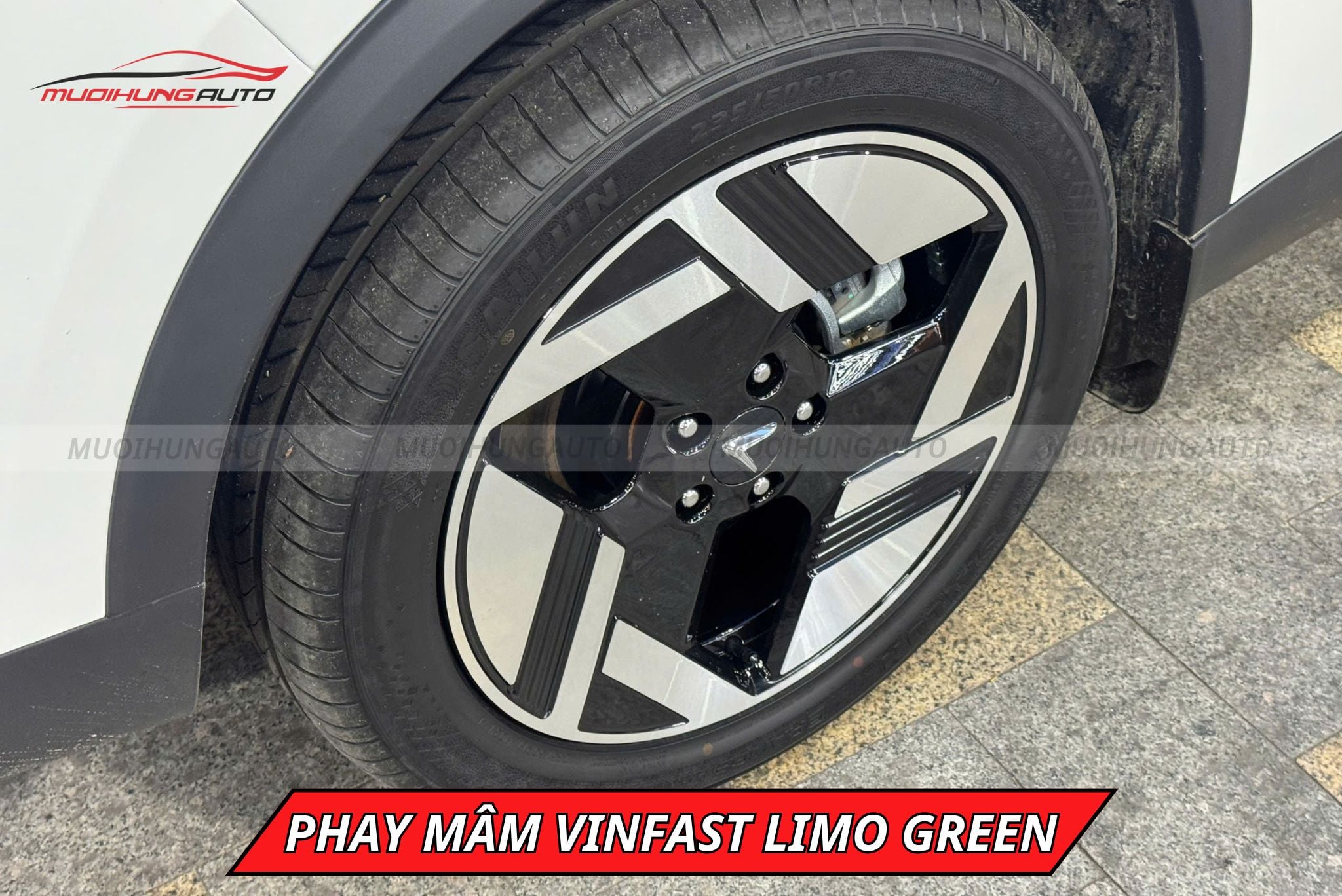 Phay mâm xe Vinfast Limo Green