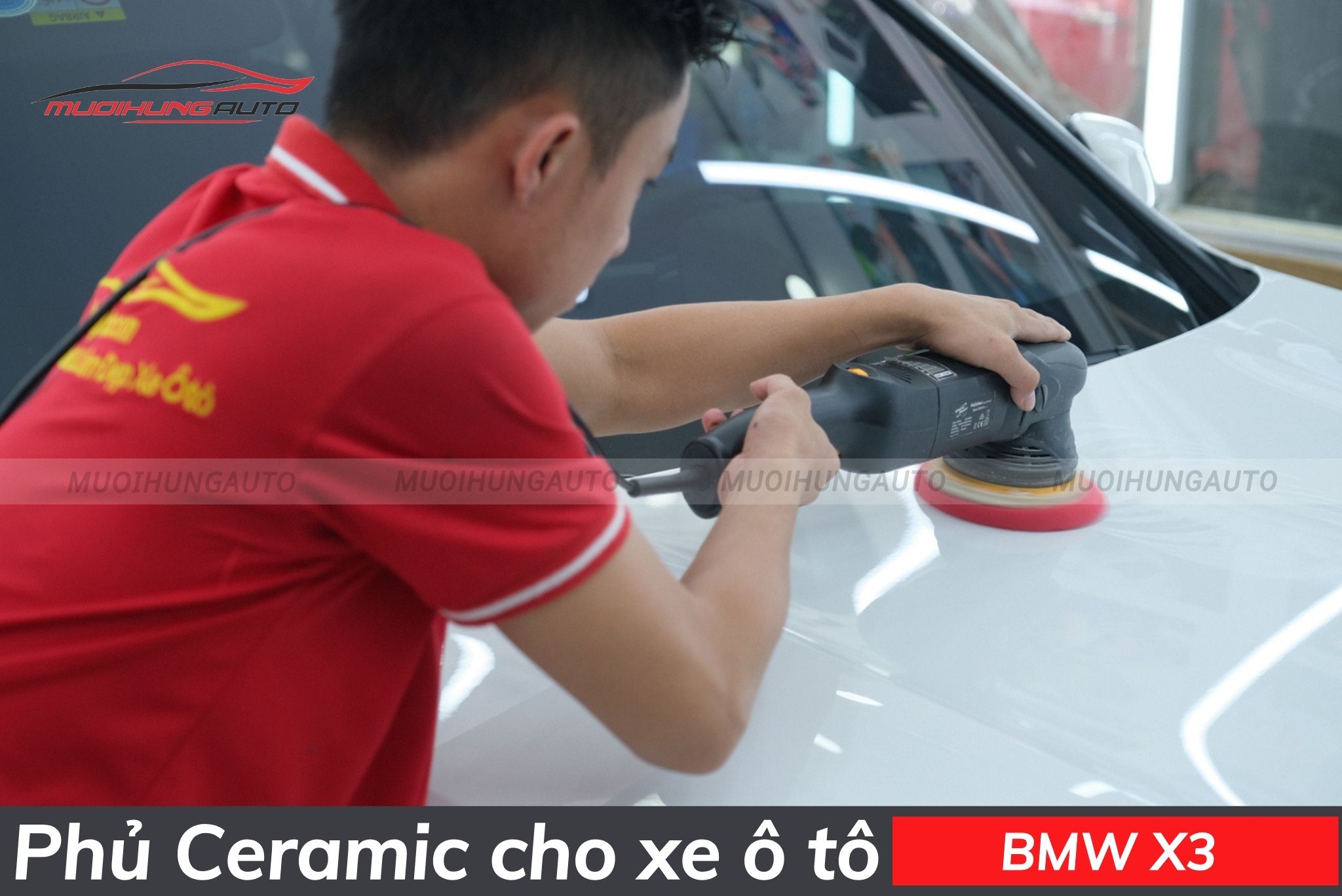 Phủ bóng ceramic BMW X3