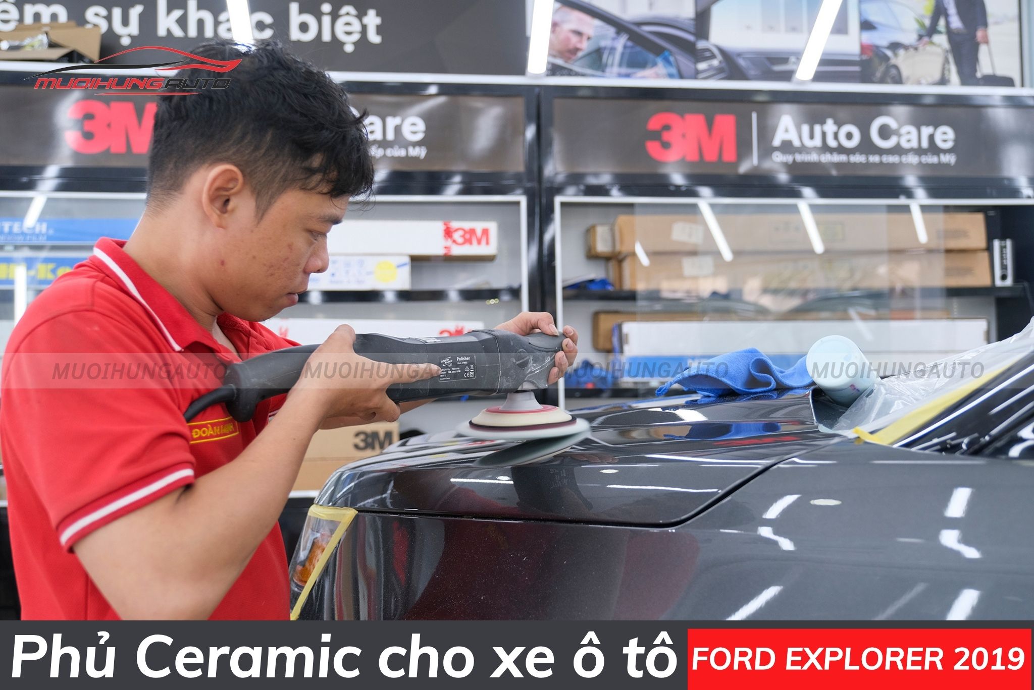 Phủ bóng ceramic Ford Explorer 2019