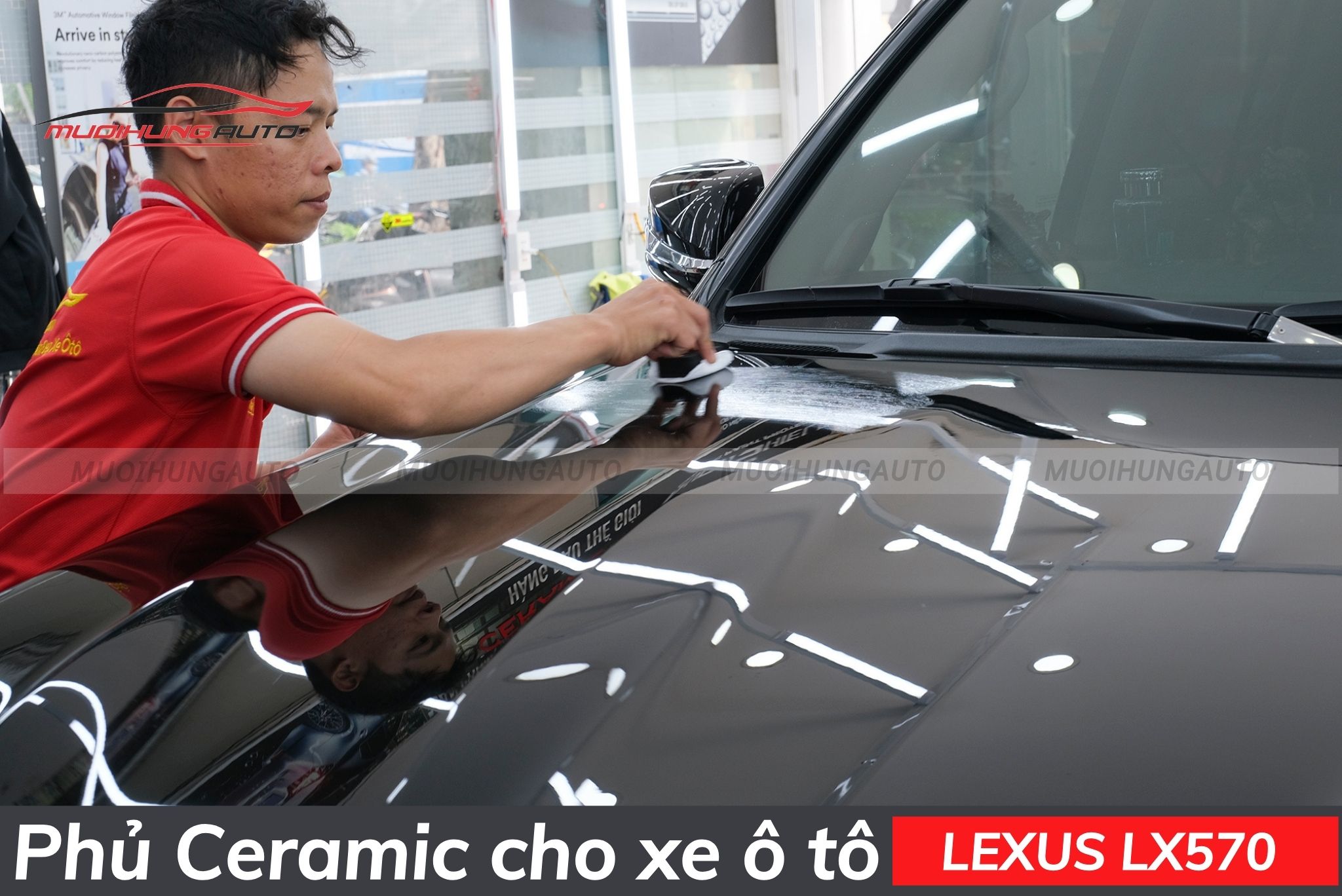 Phủ bóng ceramic Lexus LX570