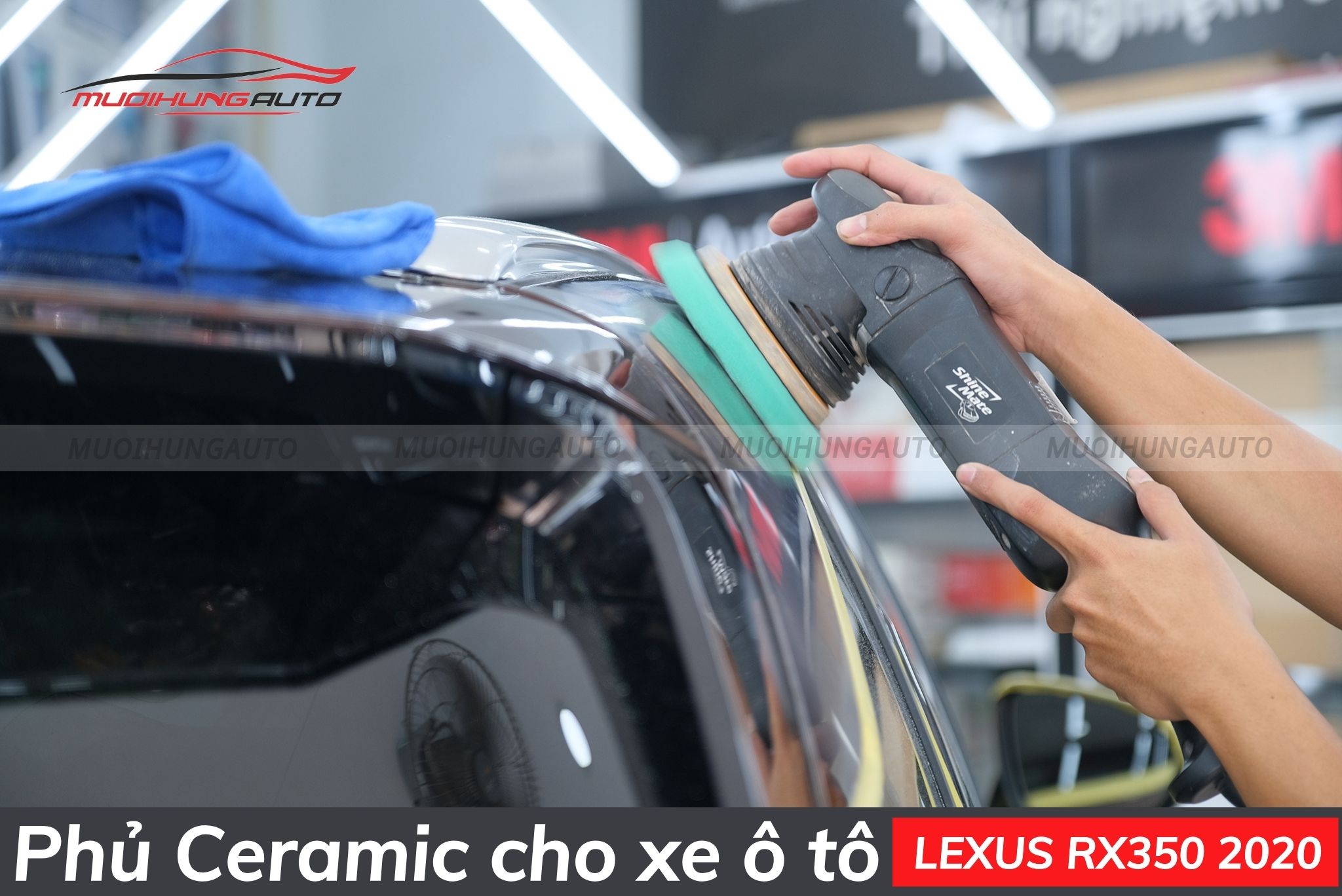 Phủ bóng ceramic Lexus RX350 2020