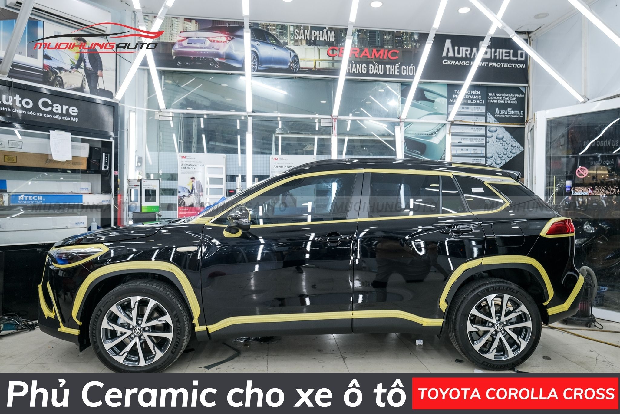 Phủ bóng cho xe ô tô Toyota Corolla Cross