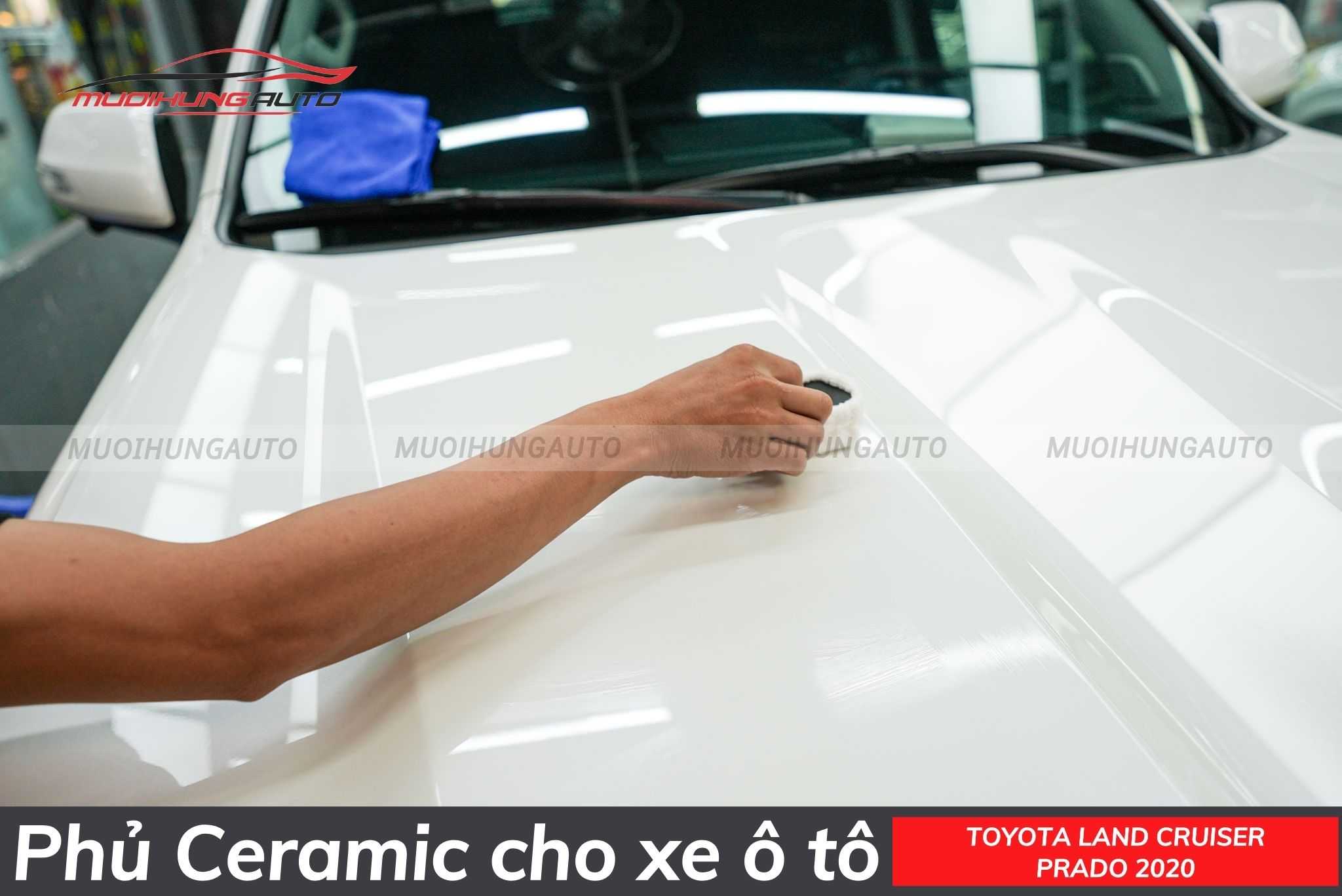Phủ bóng cho xe ô tô Toyota Land Cruiser Prado 2020