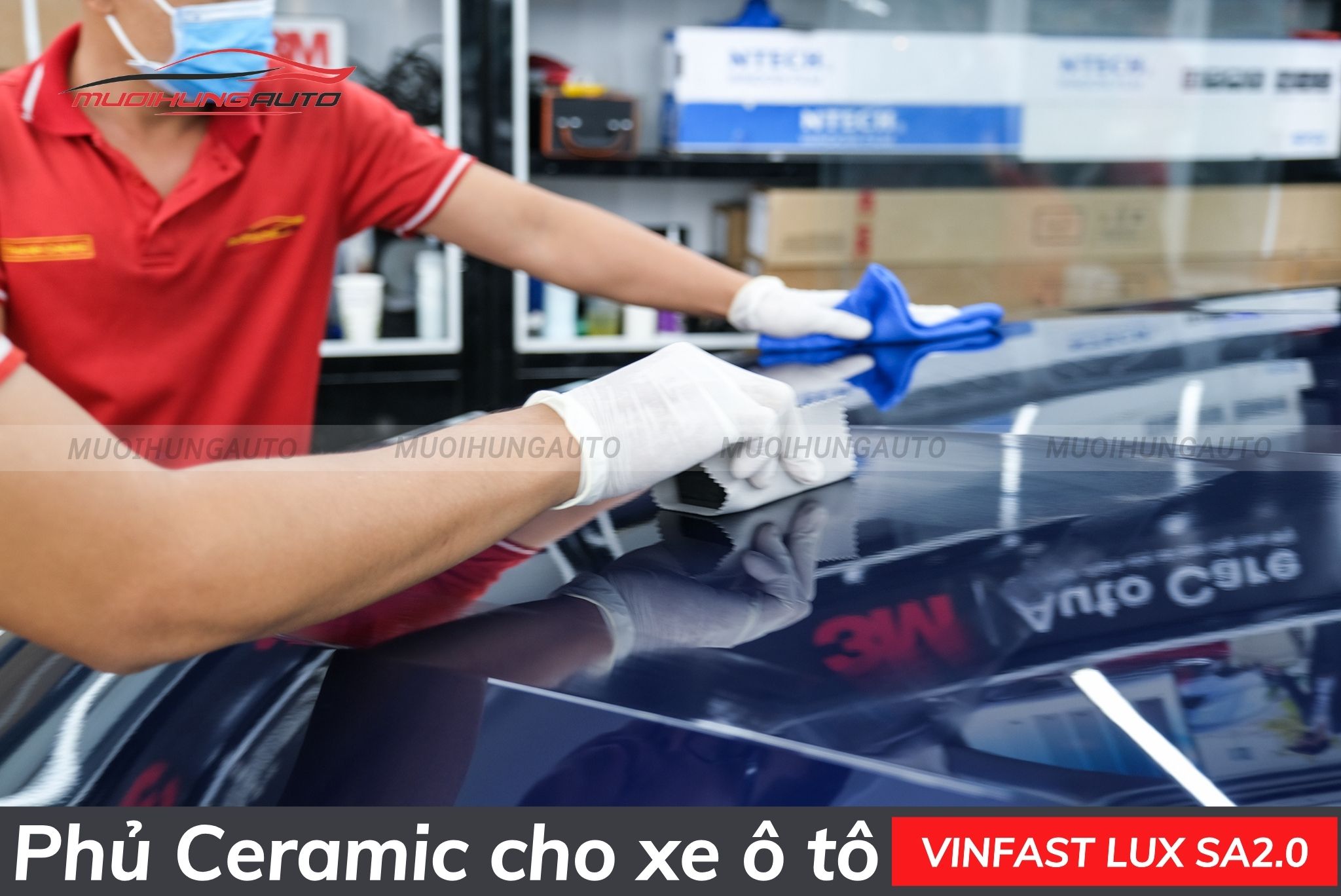 Phủ bóng cho xe ô tô Vinfast Lux SA2.0